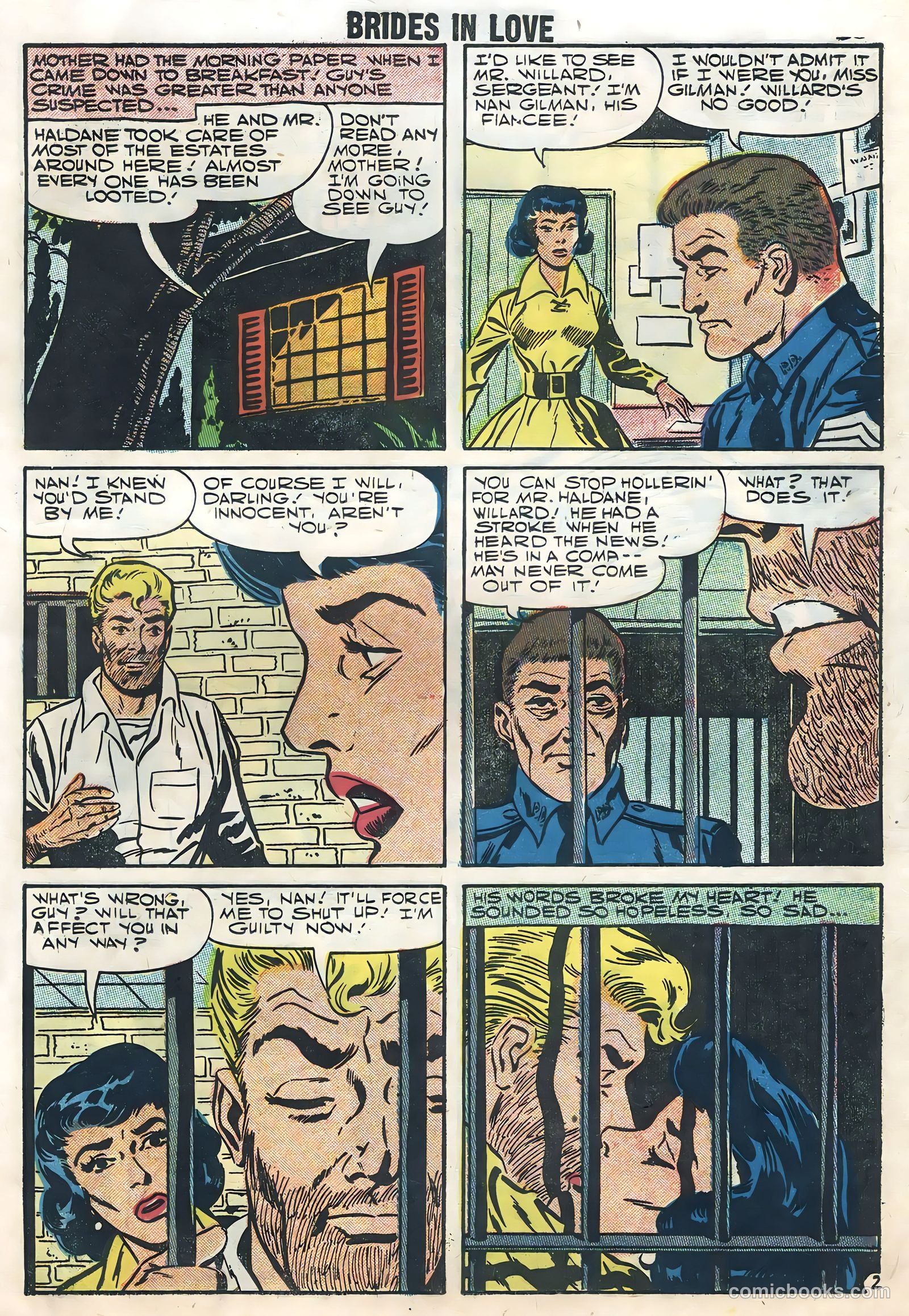 Brides in Love #7 (1958) — page 35 of 68