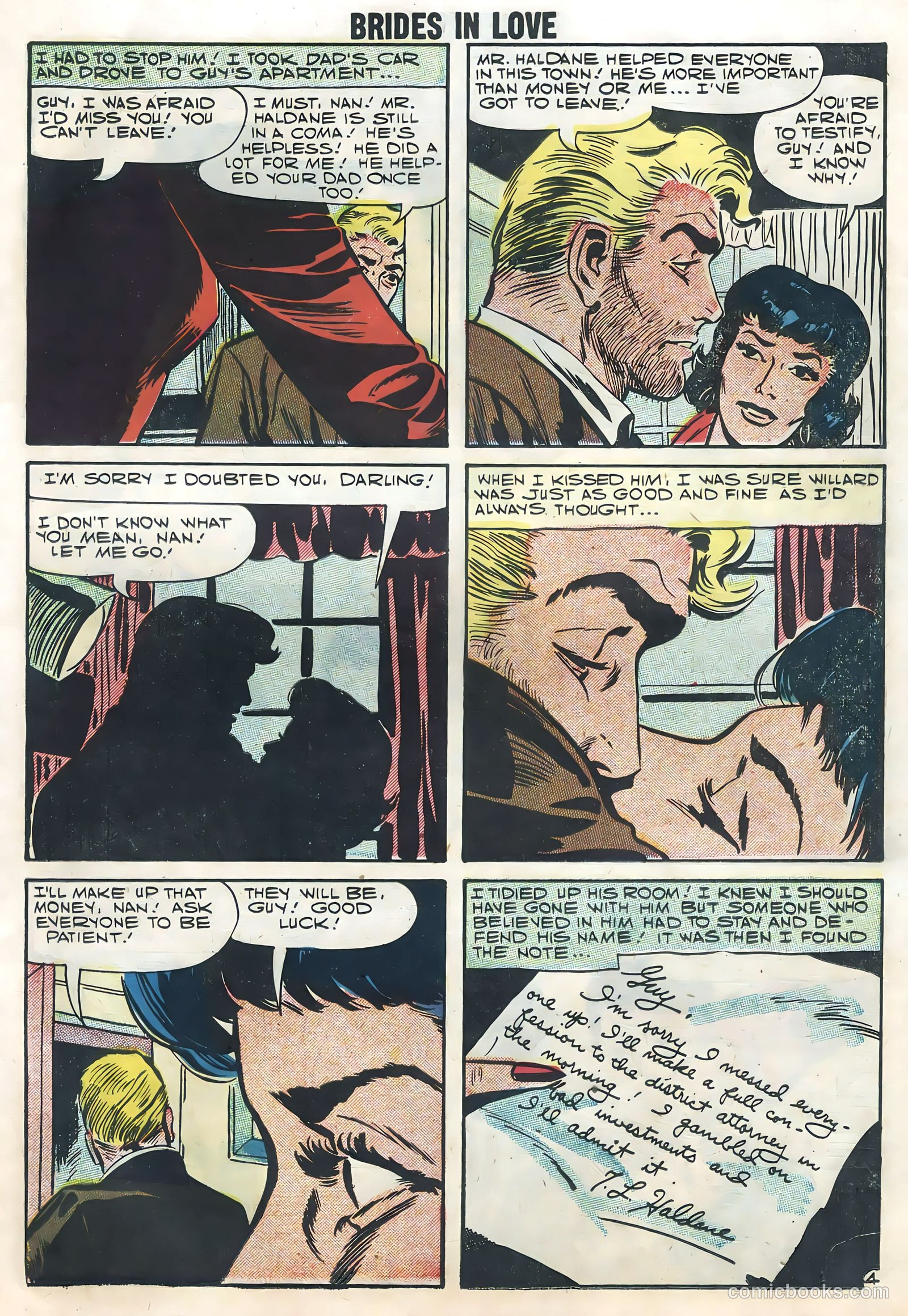 Brides in Love #7 (1958) — page 37 of 68