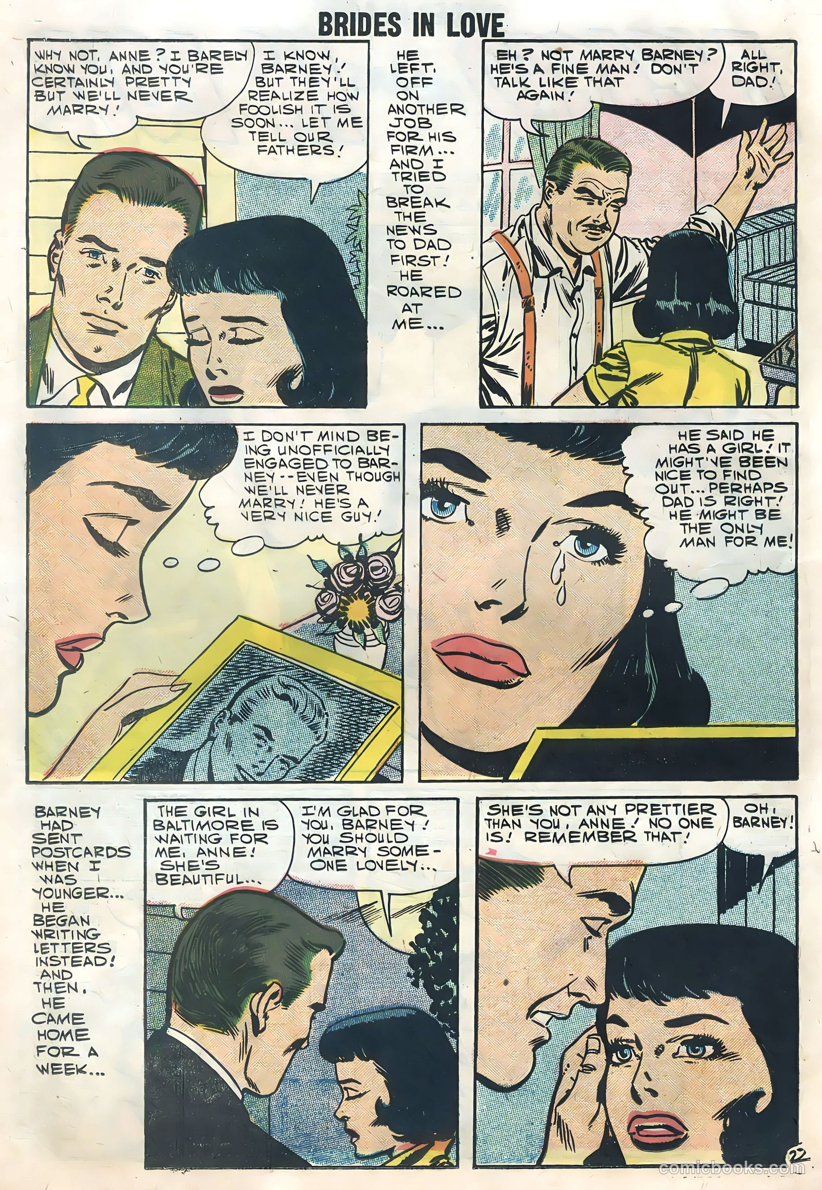 Brides in Love #7 (1958) — page 40 of 68