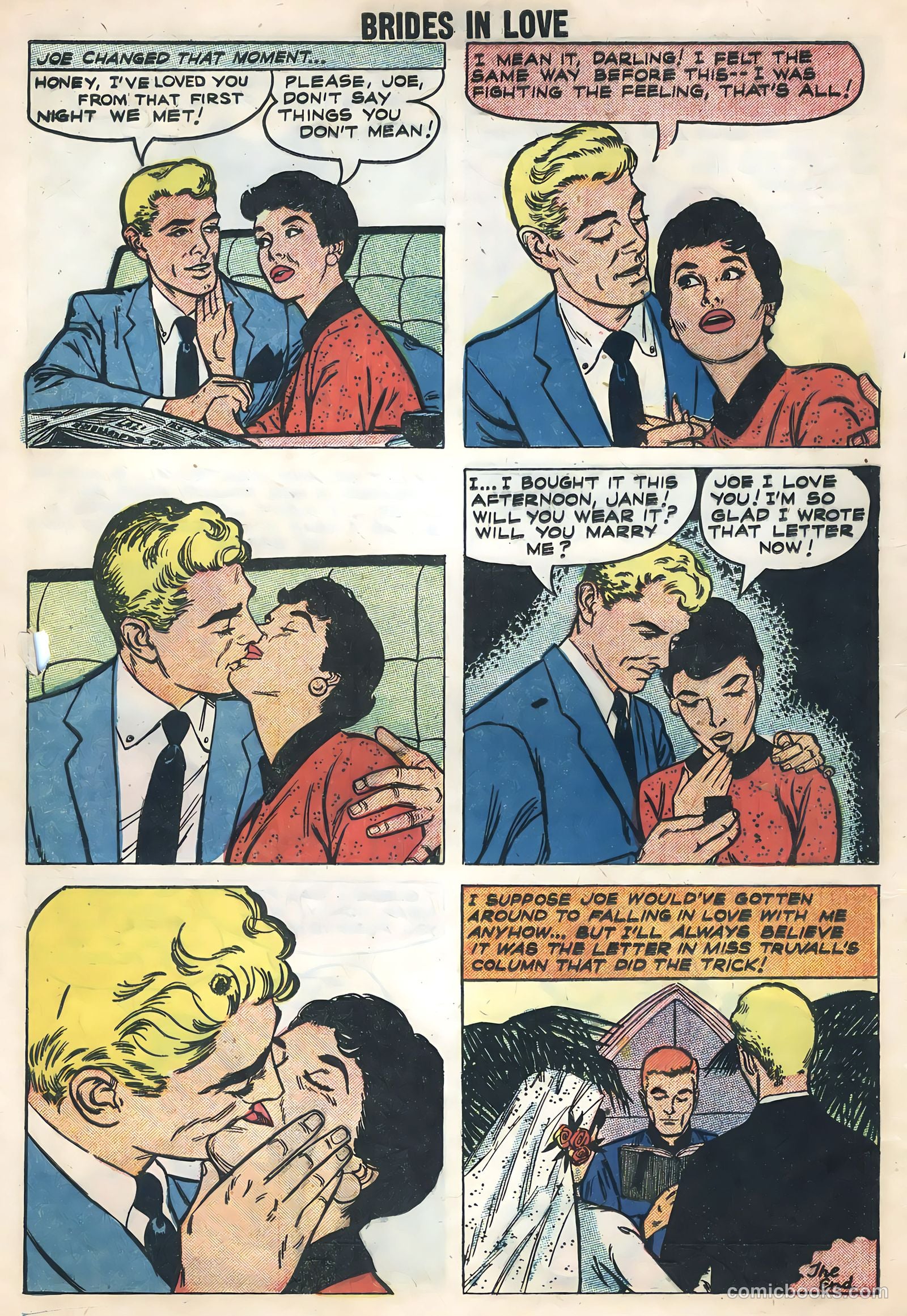 Brides in Love #8 (1958) — page 8 of 36
