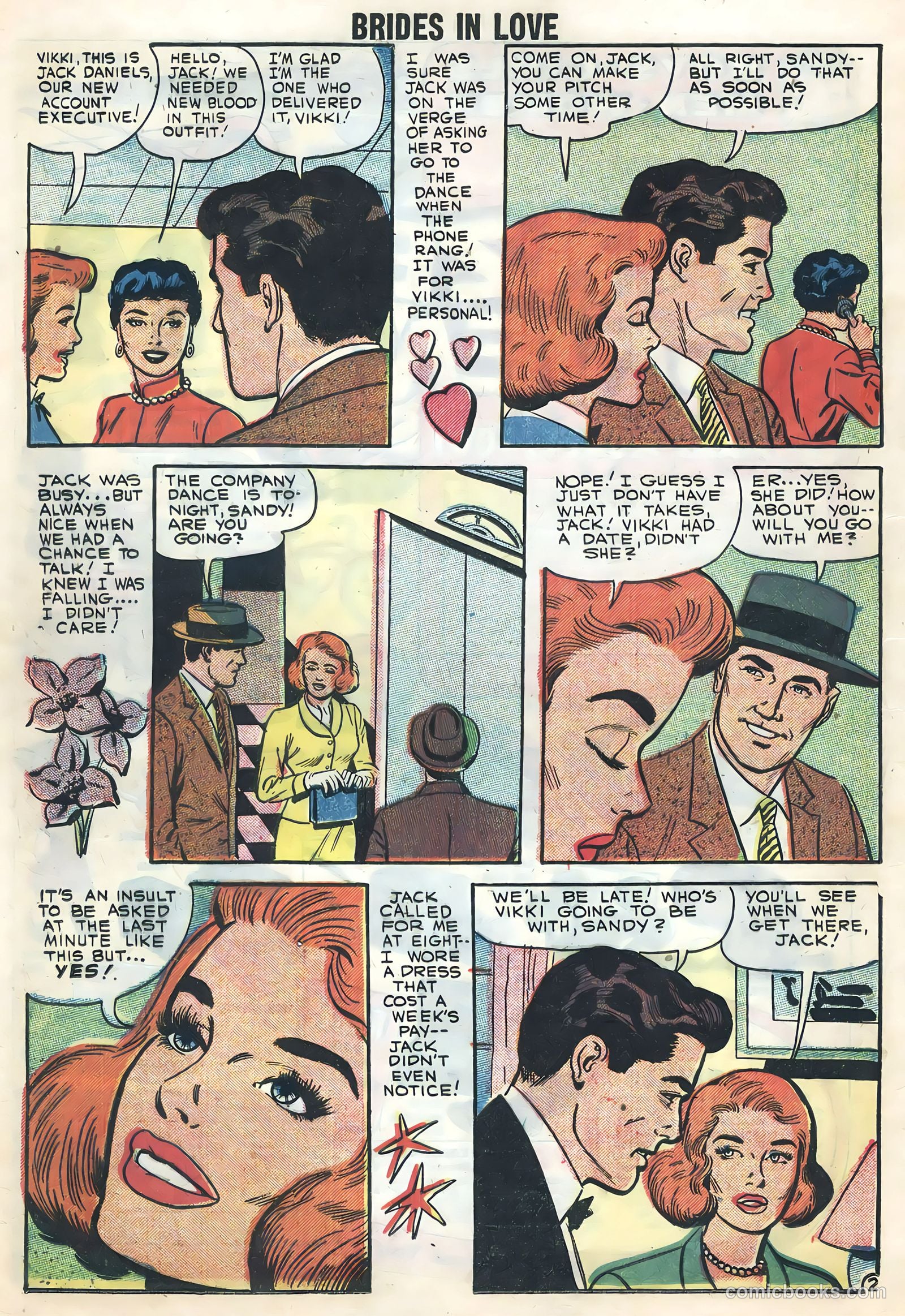 Brides in Love #8 (1958) — page 16 of 36
