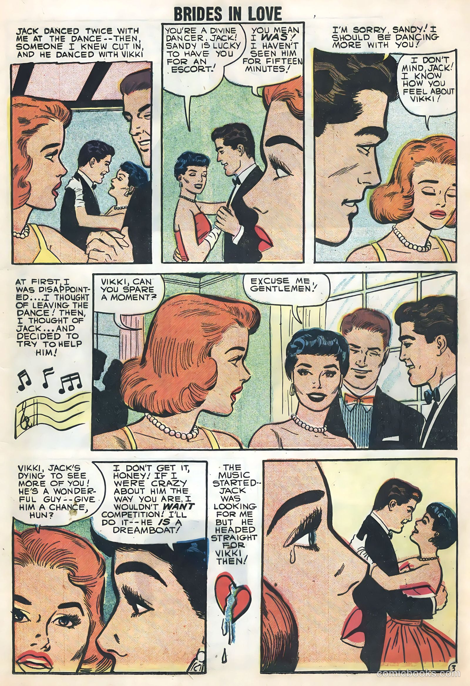 Brides in Love #8 (1958) — page 17 of 36