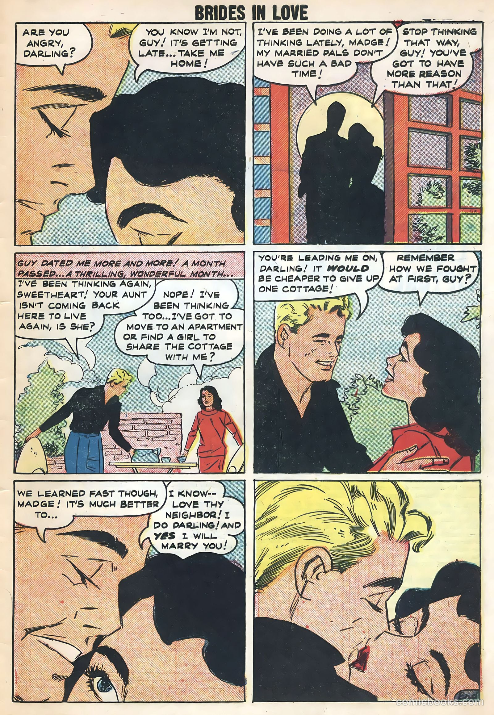 Brides in Love #8 (1958) — page 33 of 36