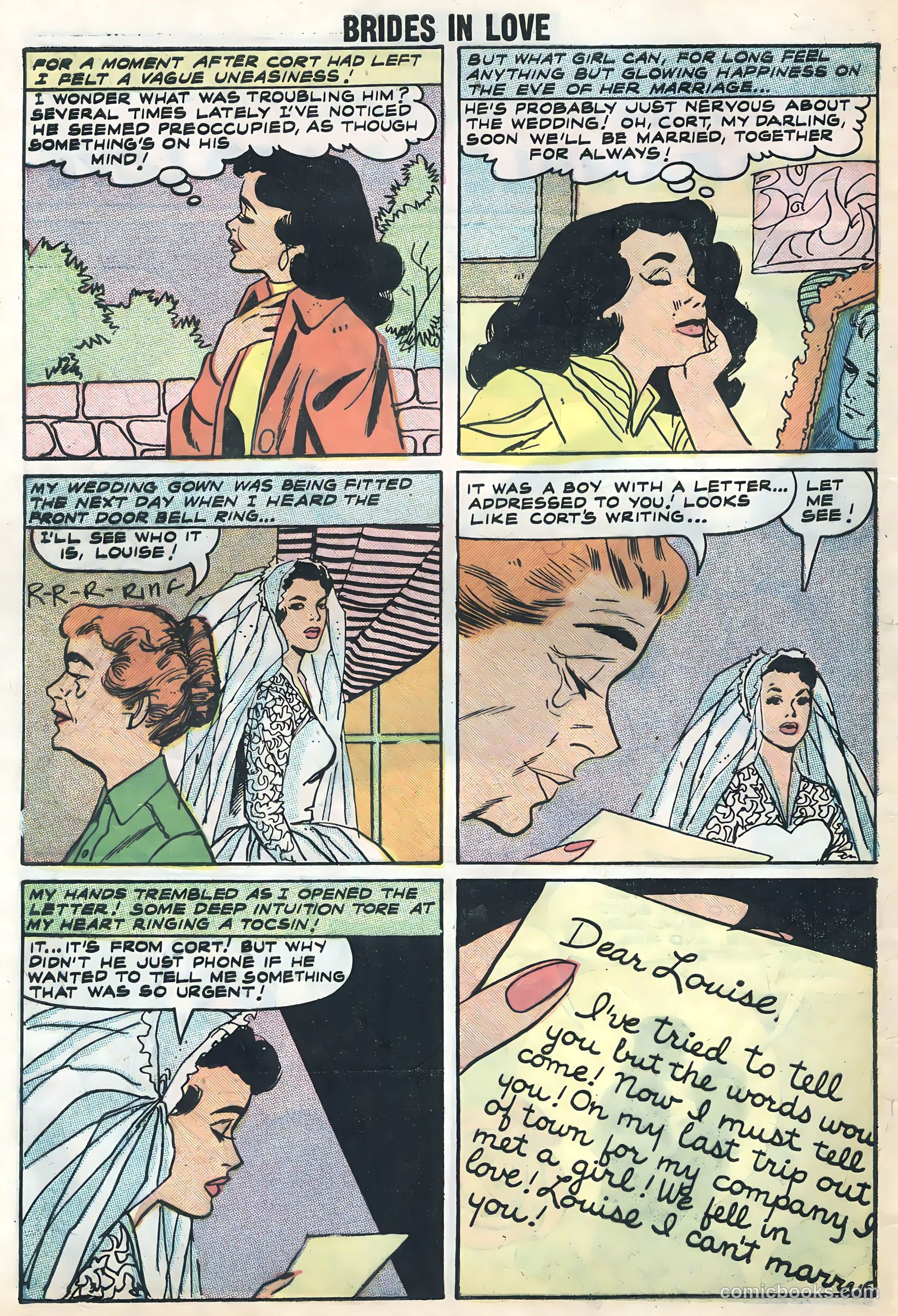 Brides in Love #9 (1958) — page 4 of 36