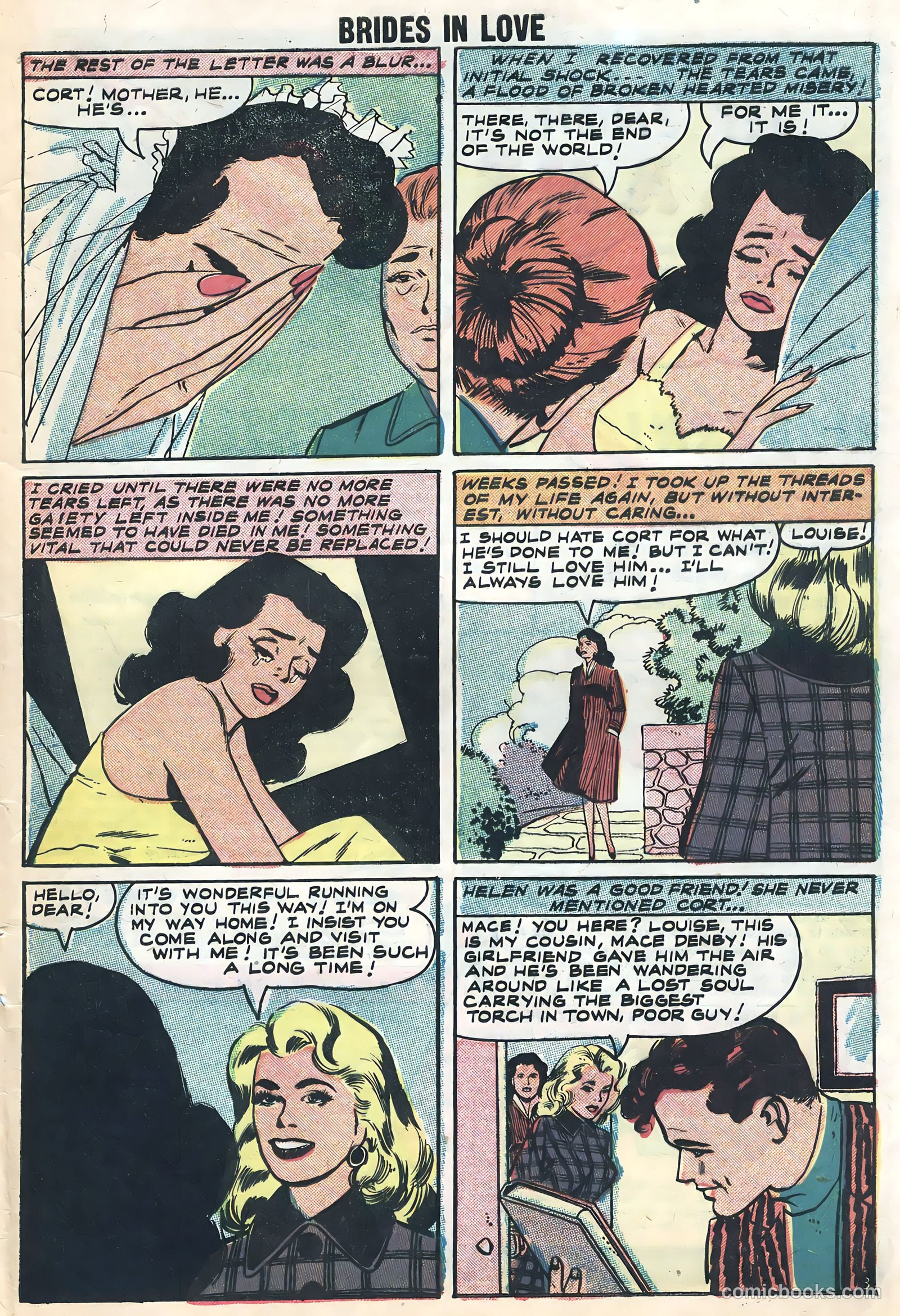 Brides in Love #9 (1958) — page 5 of 36