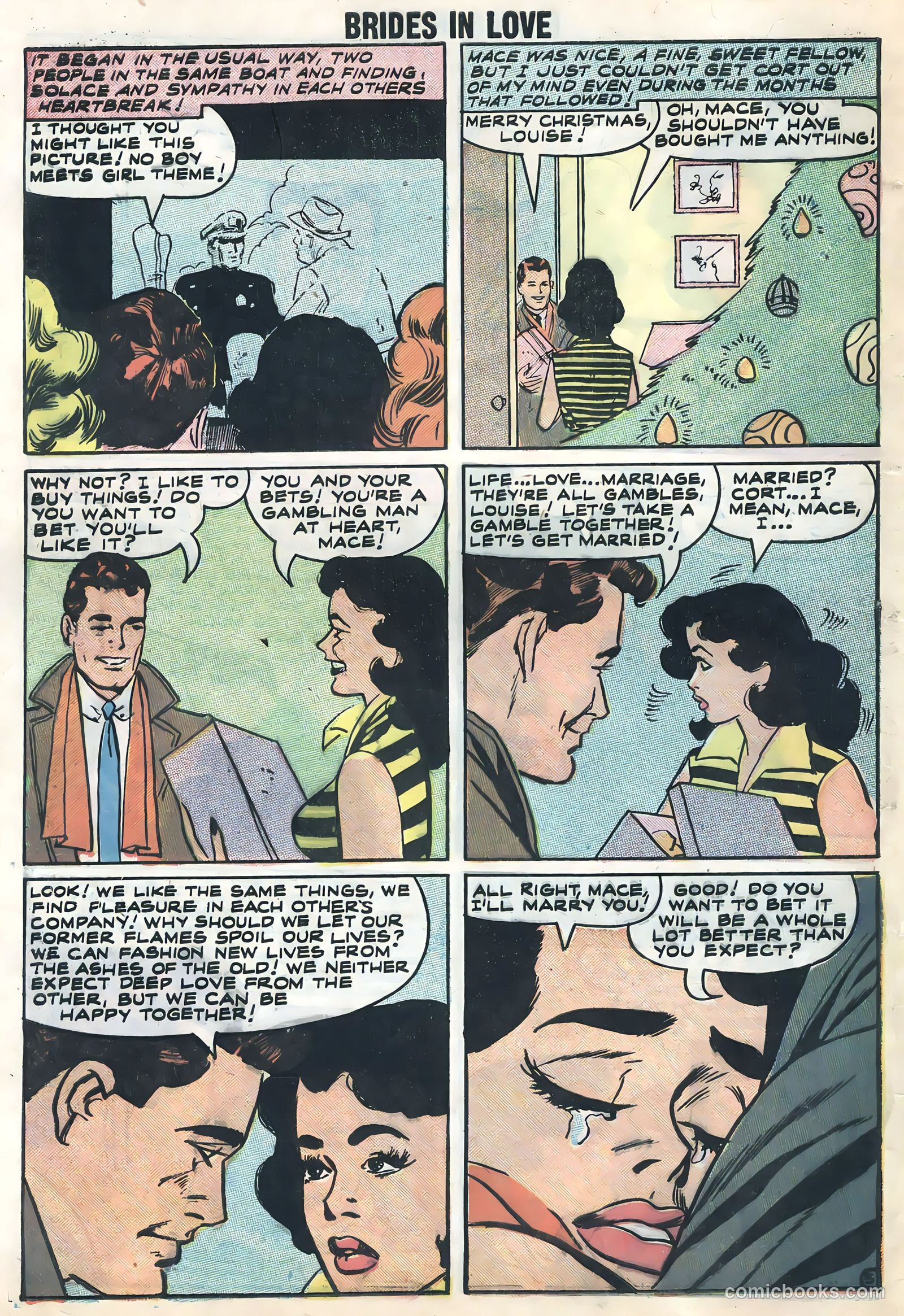 Brides in Love #9 (1958) — page 8 of 36