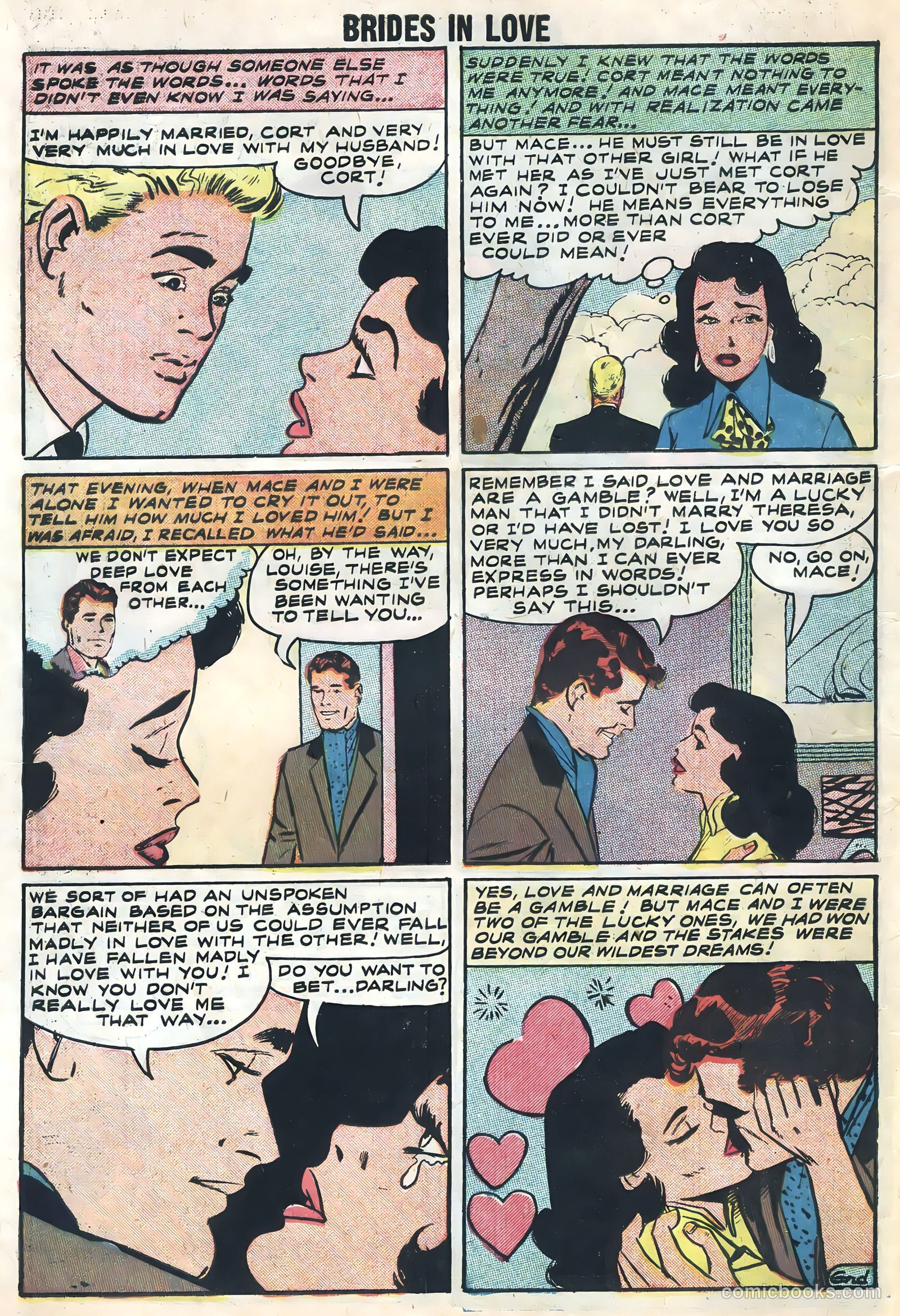 Brides in Love #9 (1958) — page 10 of 36