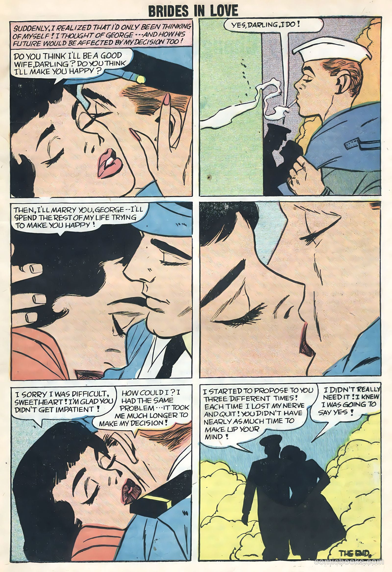 Brides in Love #9 (1958) — page 17 of 36