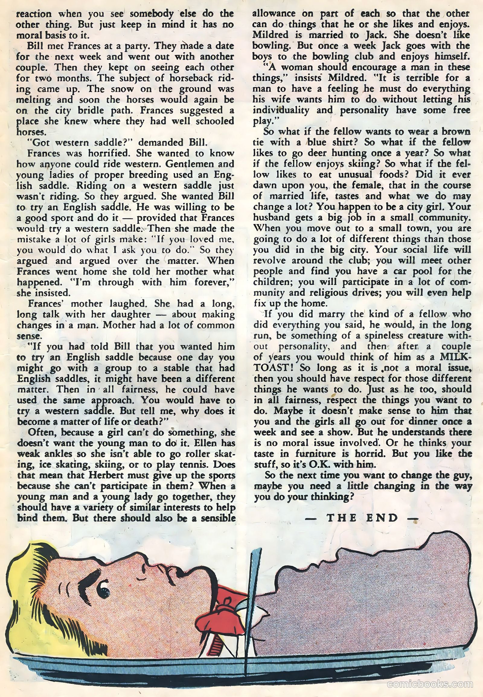 Brides in Love #9 (1958) — page 19 of 36