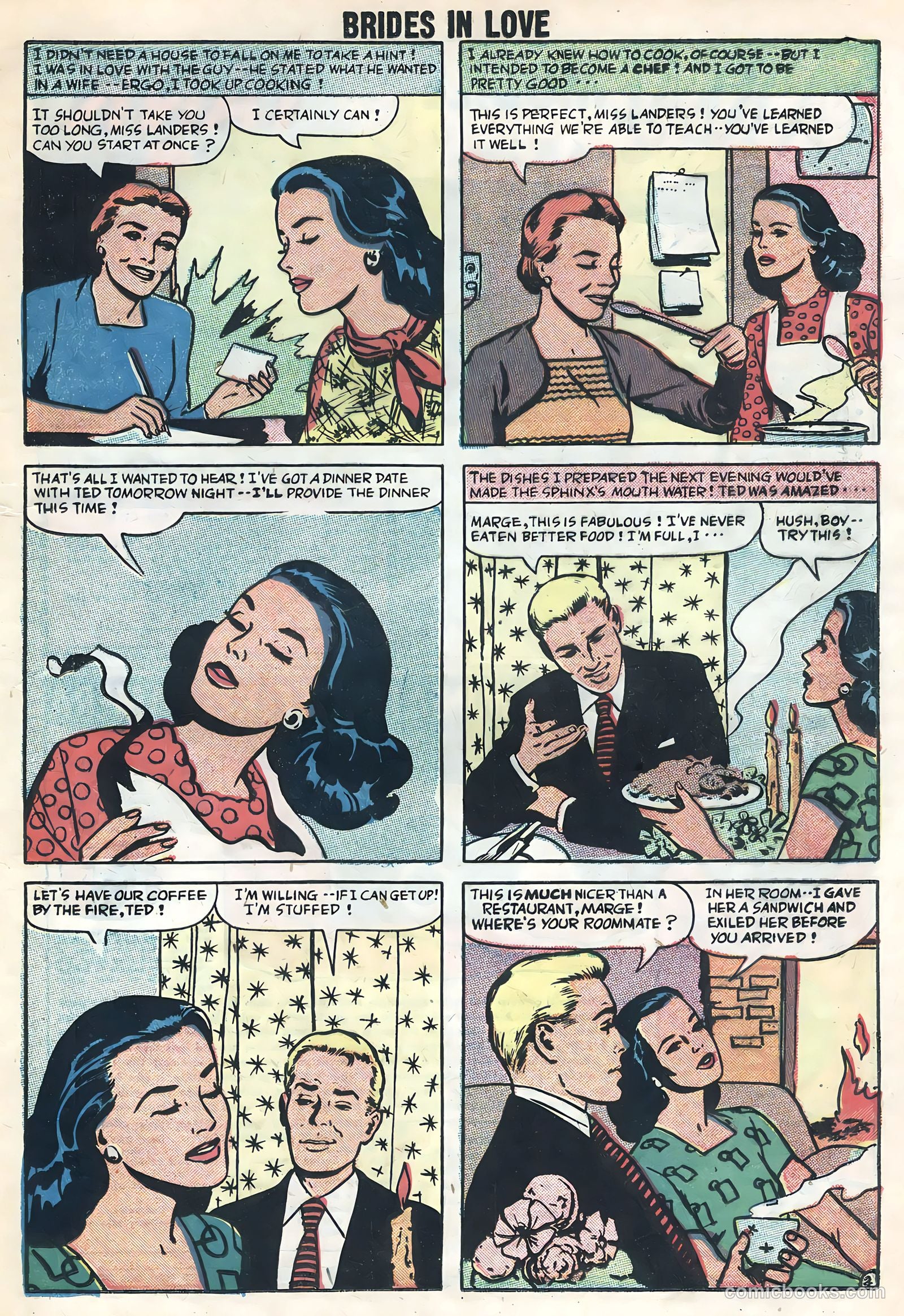 Brides in Love #9 (1958) — page 21 of 36