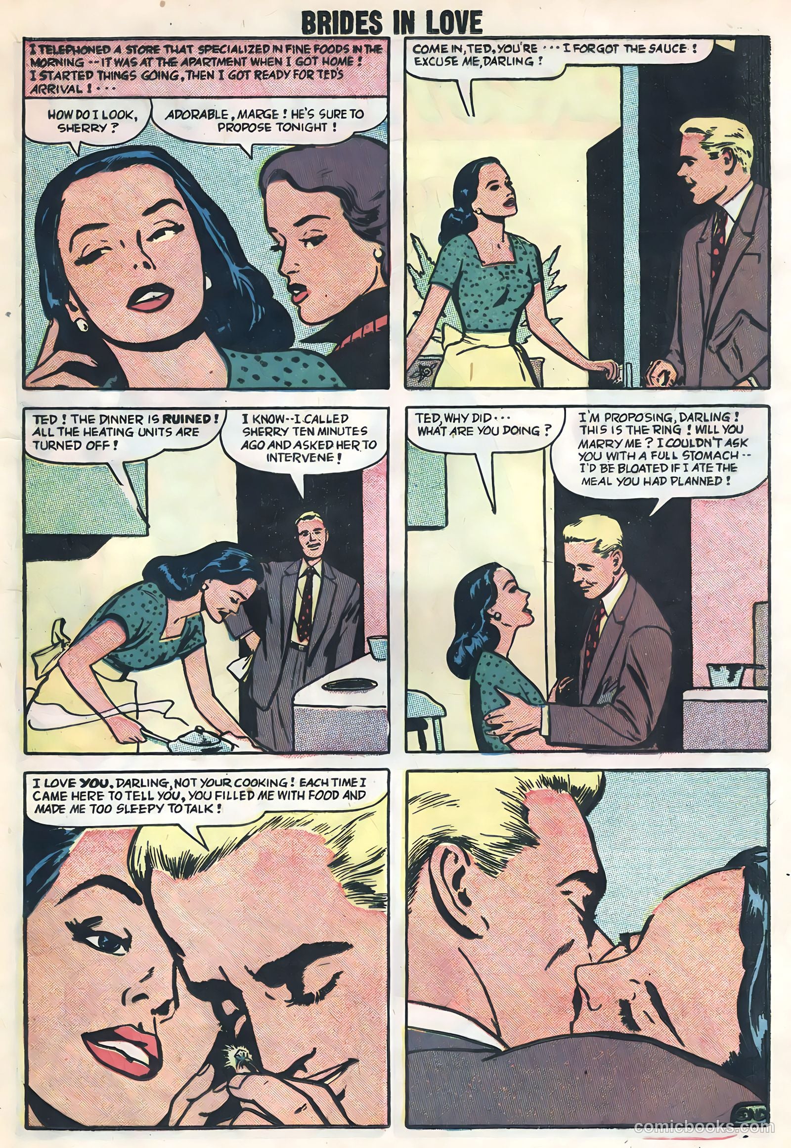 Brides in Love #9 (1958) — page 25 of 36