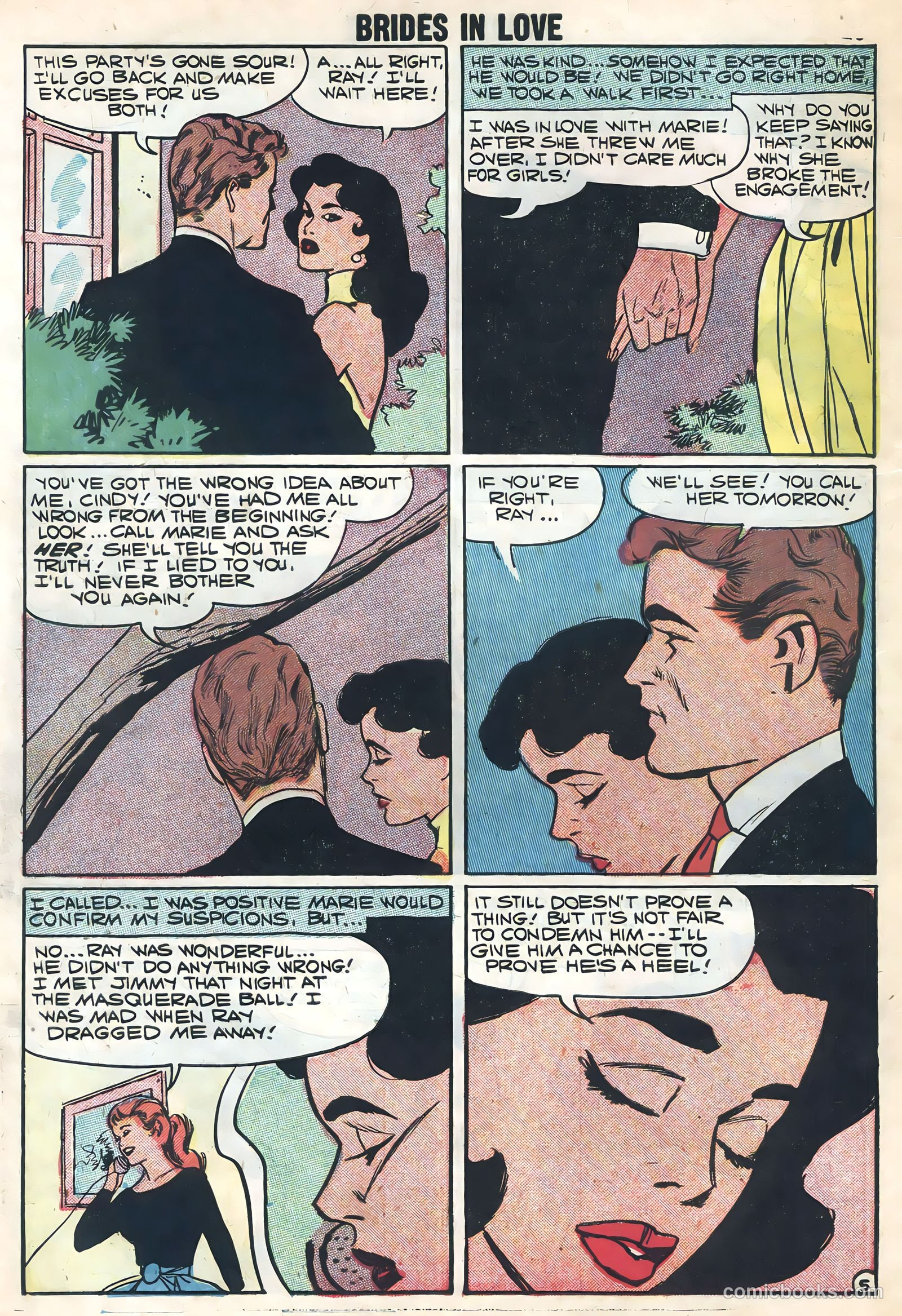 Brides in Love #9 (1958) — page 30 of 36