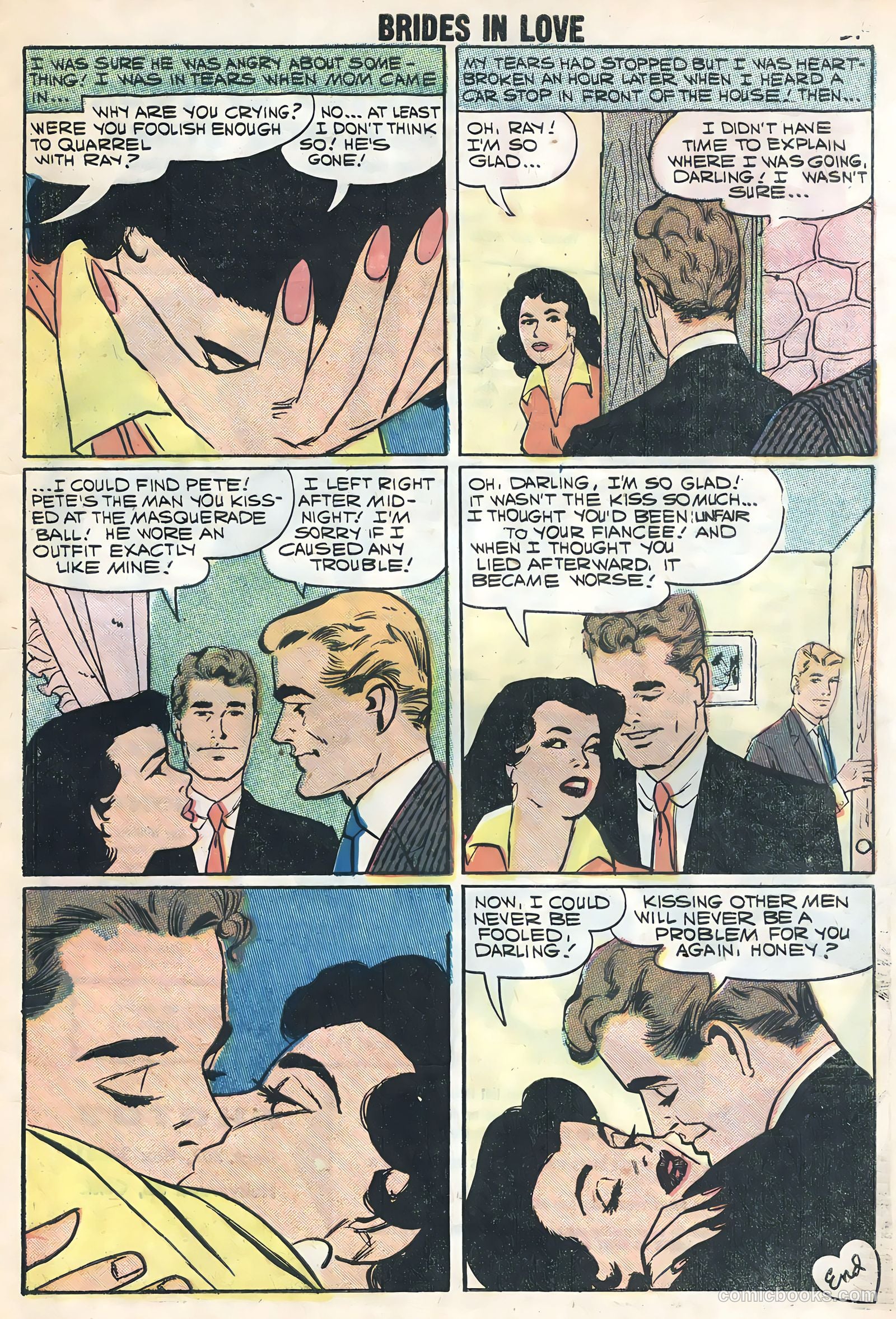 Brides in Love #9 (1958) — page 33 of 36