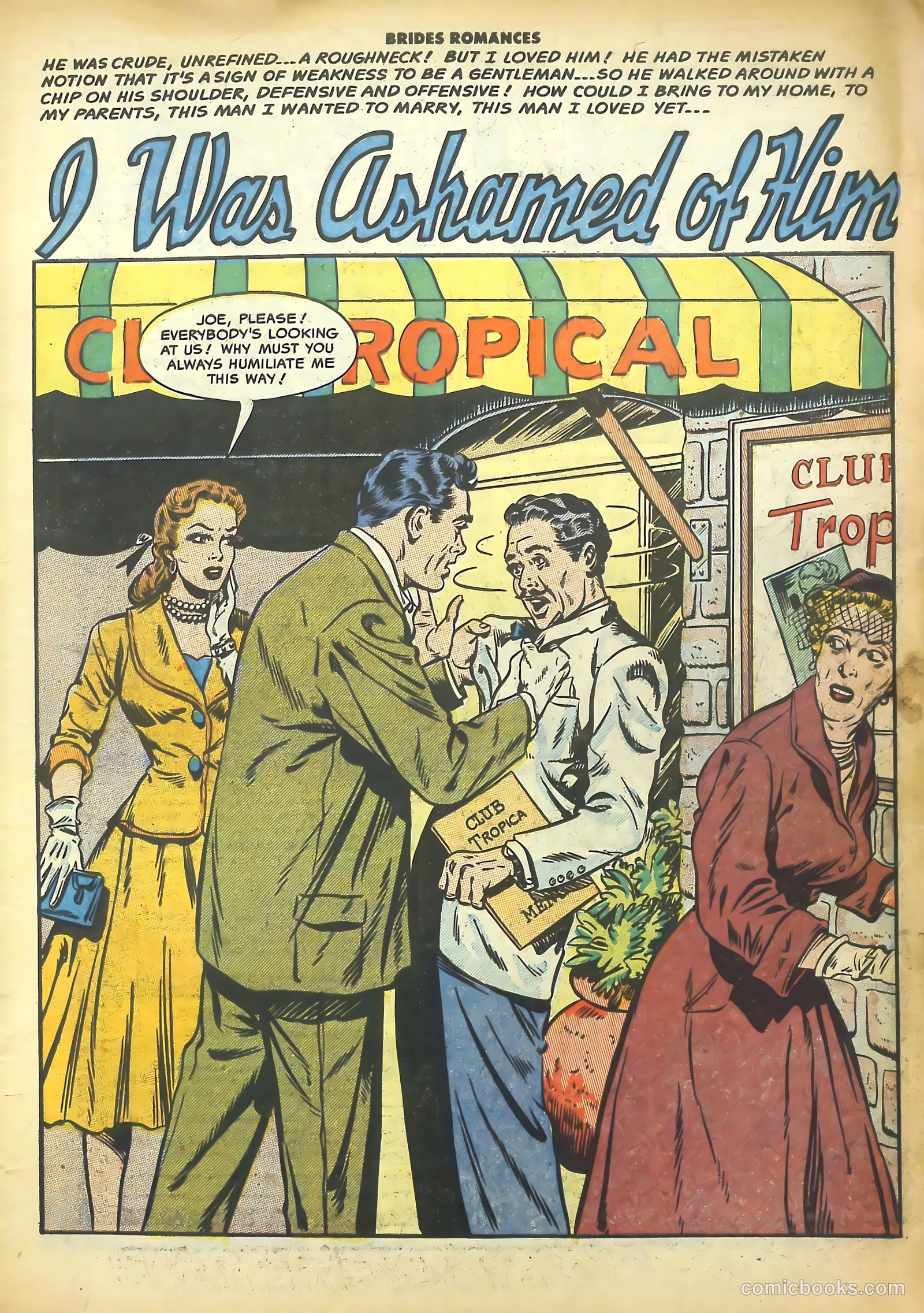 Brides Romances #1 (1953) — page 3 of 36