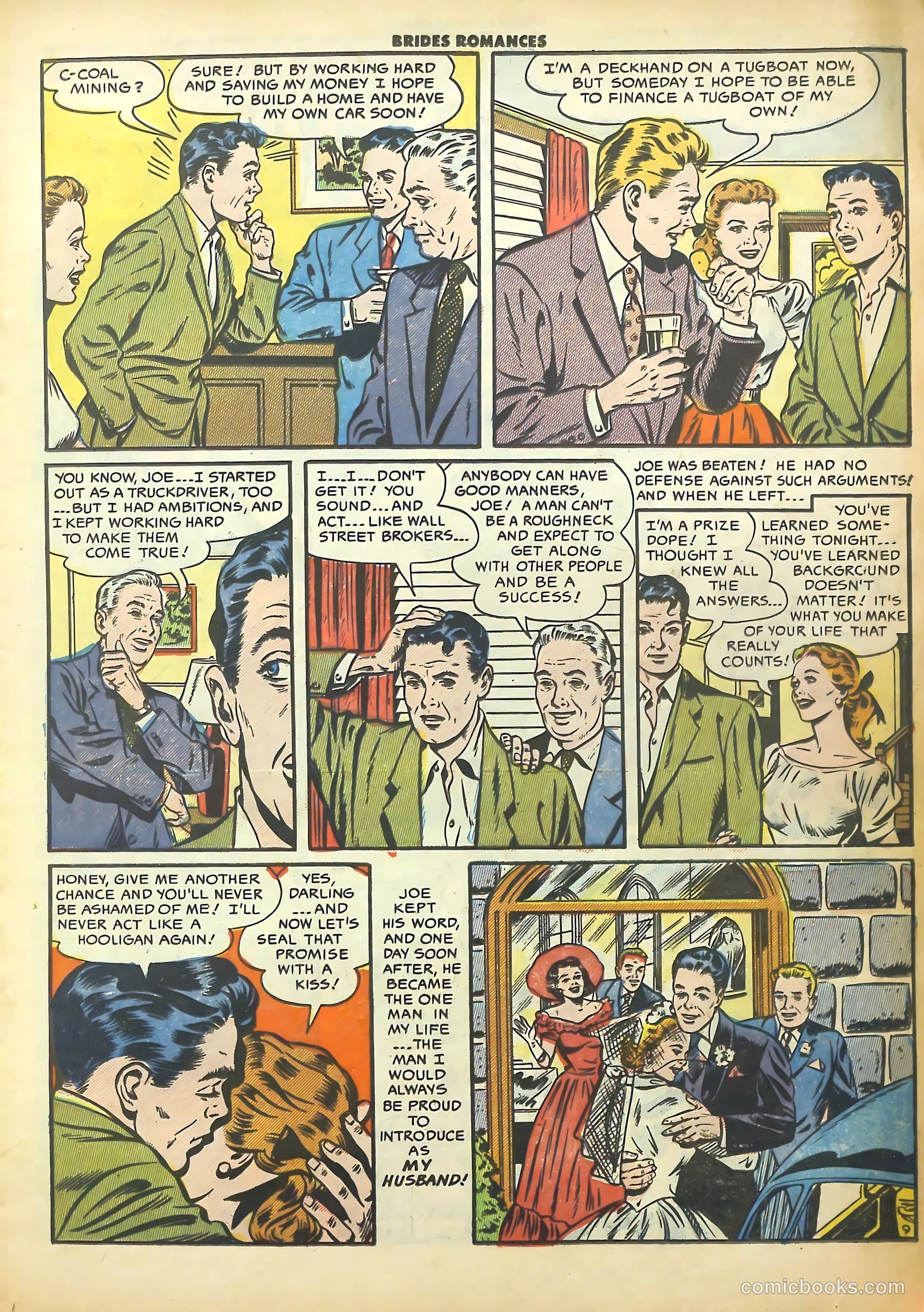 Brides Romances #1 (1953) — page 11 of 36