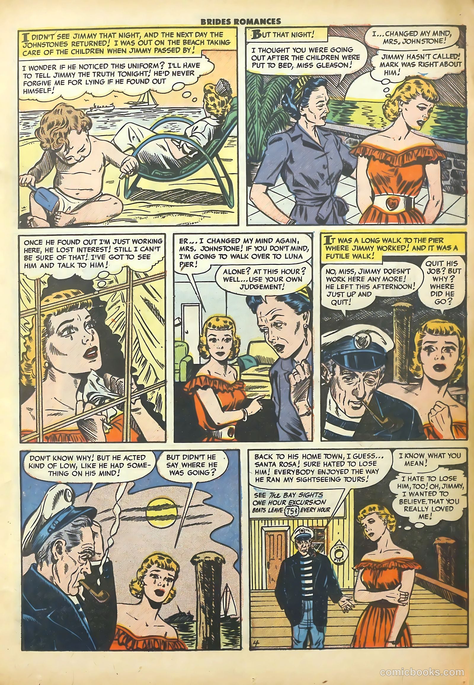 Brides Romances #1 (1953) — page 15 of 36