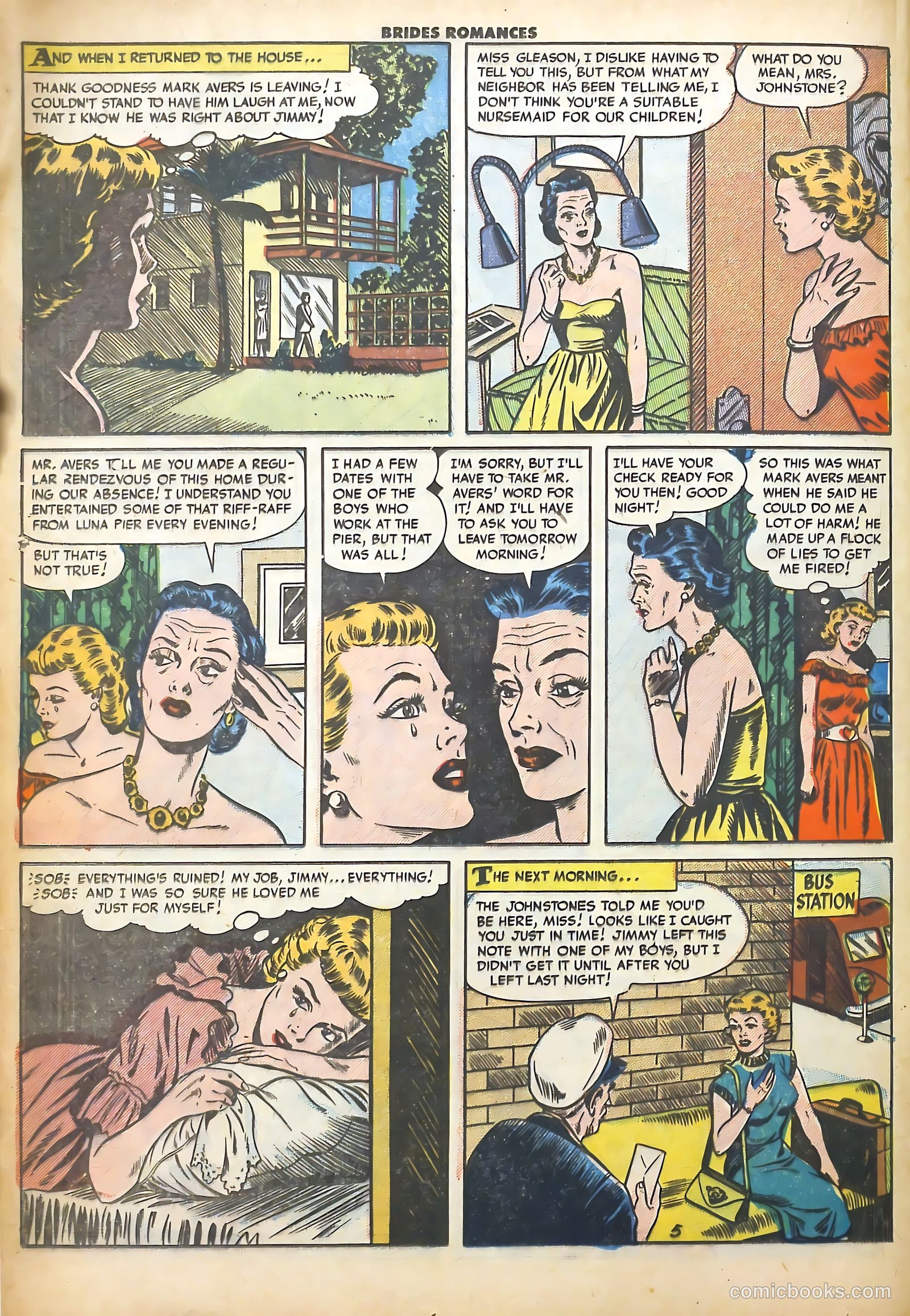 Brides Romances #1 (1953) — page 16 of 36