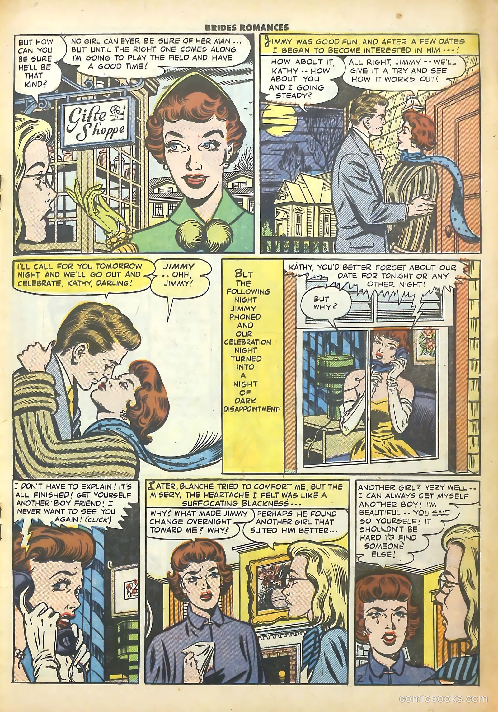 Brides Romances #1 (1953) — page 19 of 36