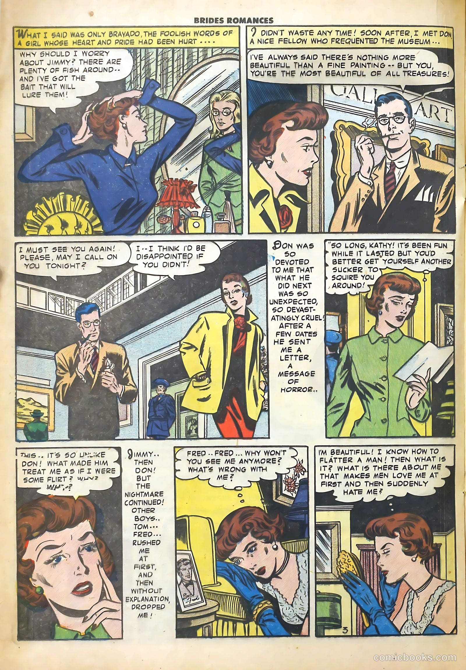 Brides Romances #1 (1953) — page 20 of 36