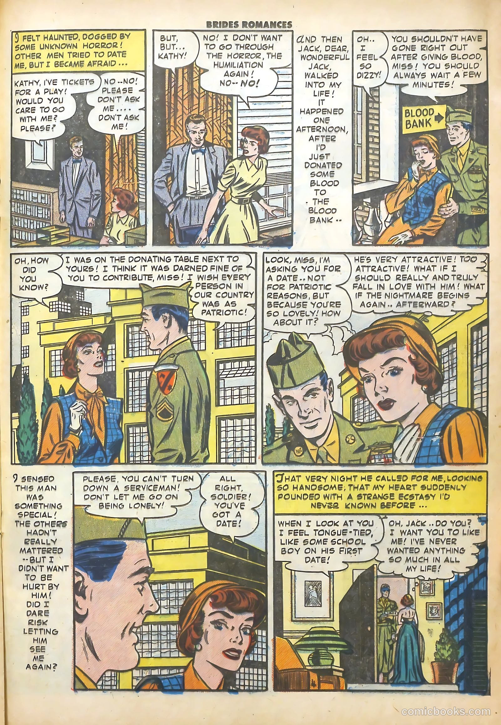 Brides Romances #1 (1953) — page 21 of 36