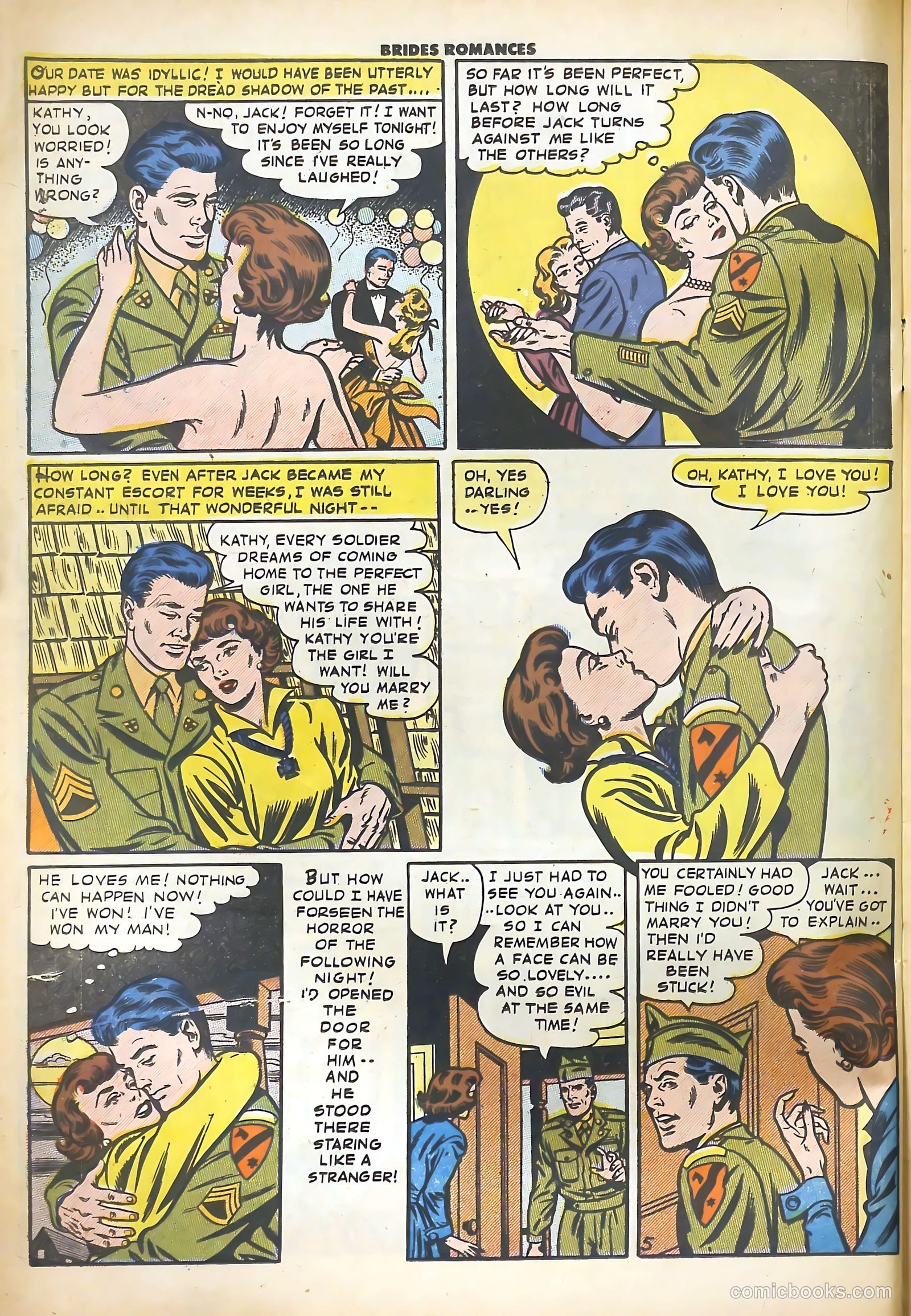 Brides Romances #1 (1953) — page 22 of 36