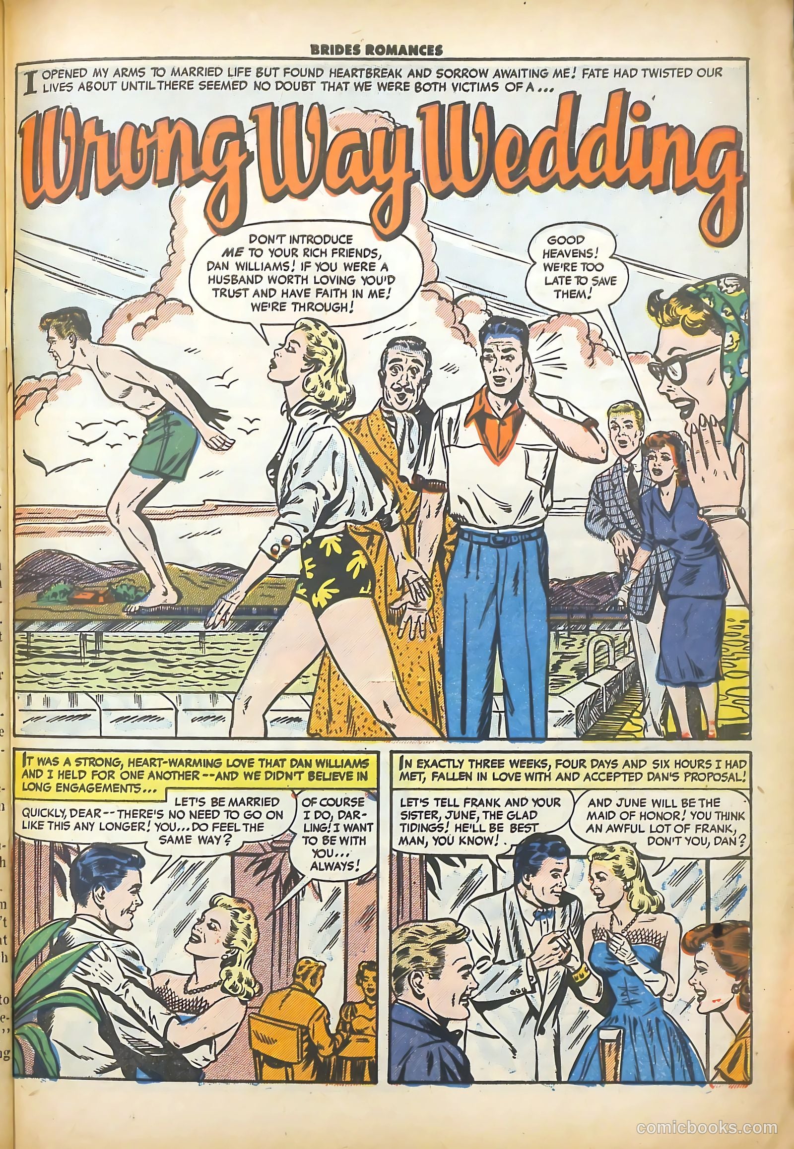Brides Romances #1 (1953) — page 27 of 36