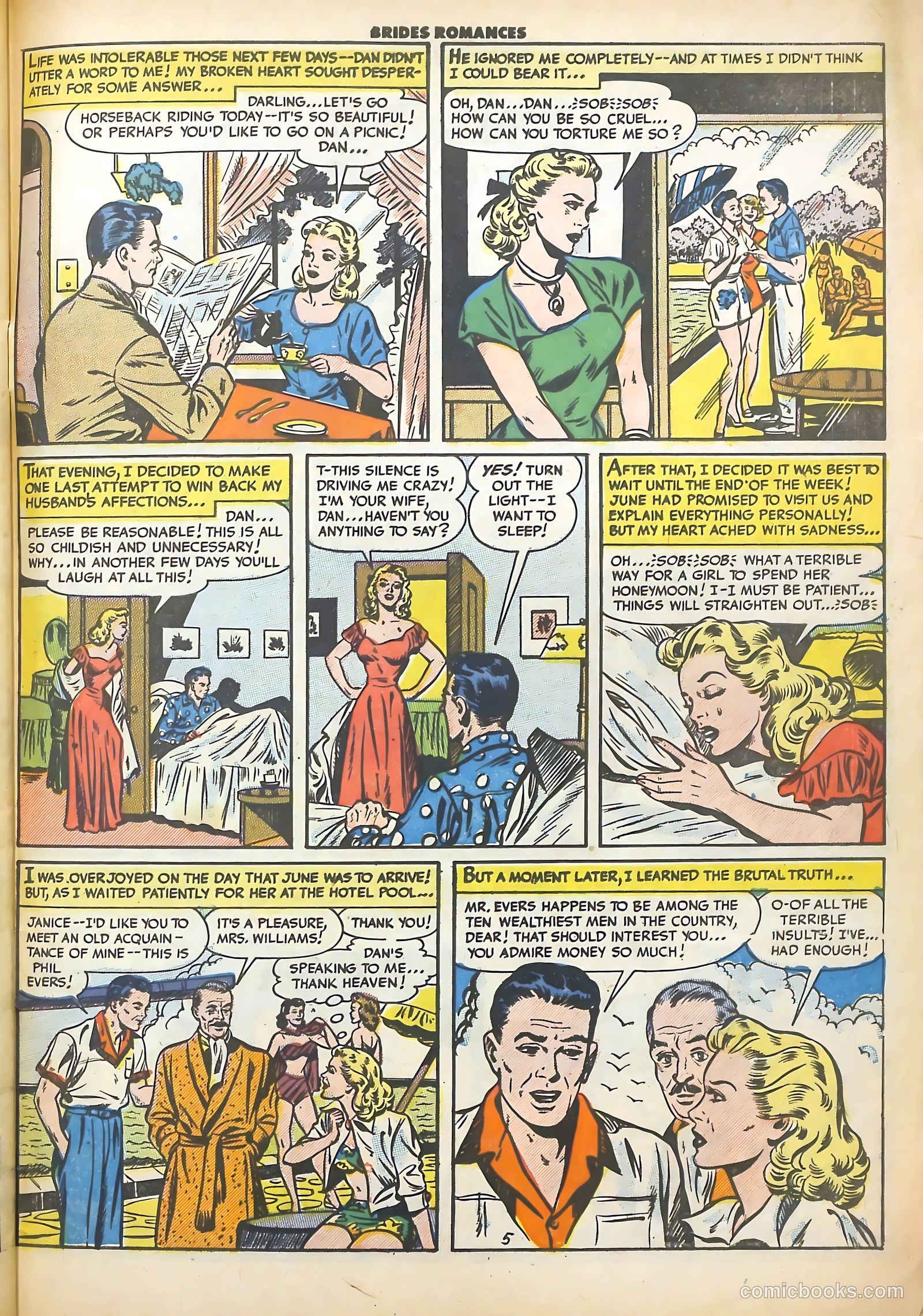 Brides Romances #1 (1953) — page 31 of 36