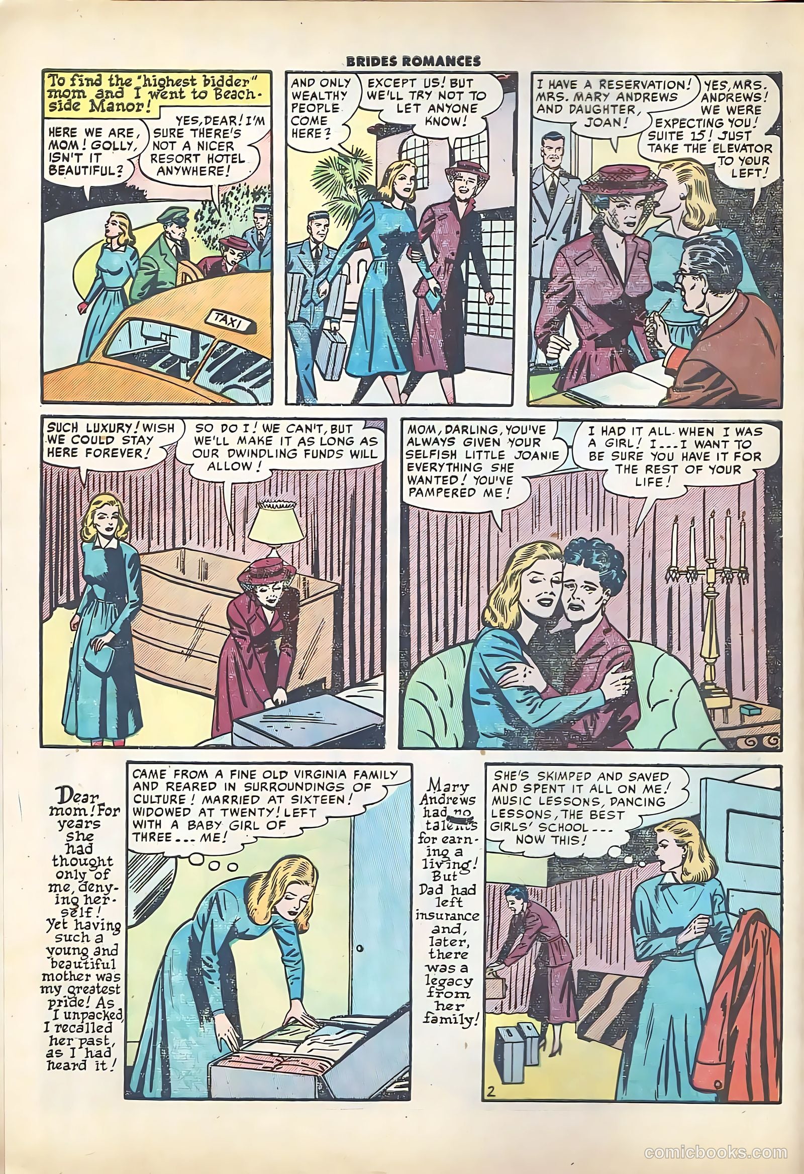 Brides Romances #10 (1955) — page 4 of 36