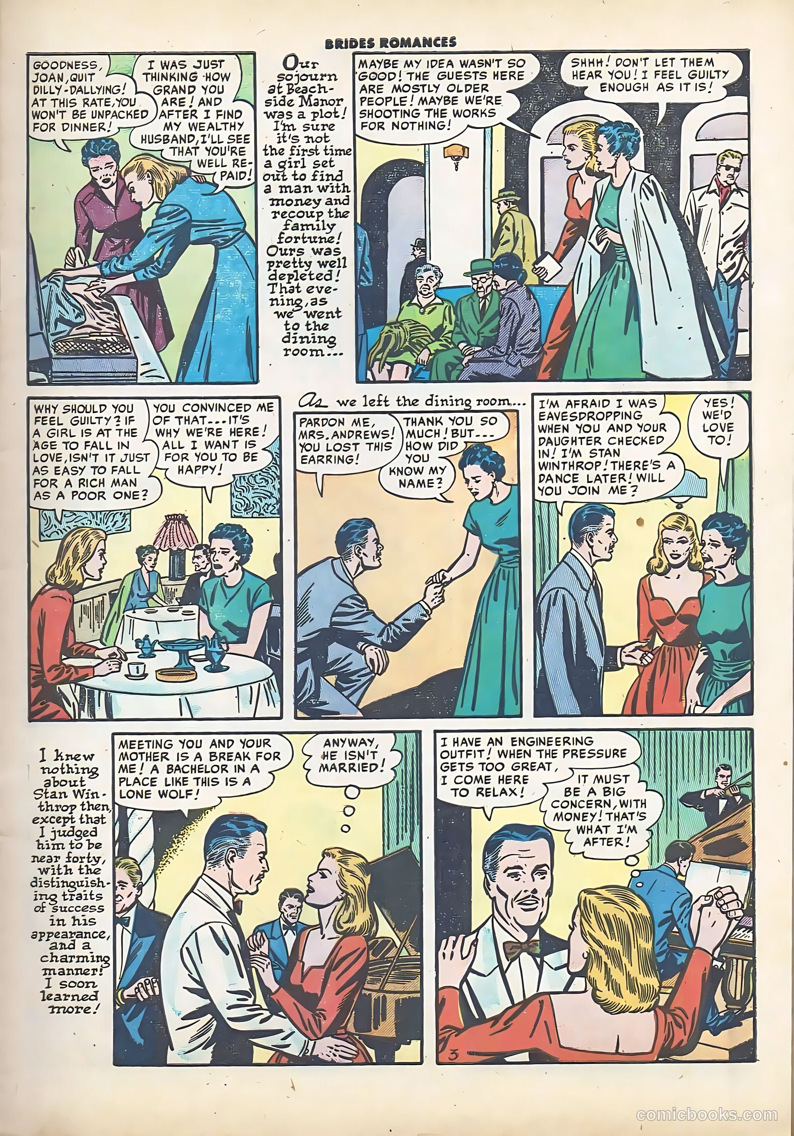 Brides Romances #10 (1955) — page 5 of 36