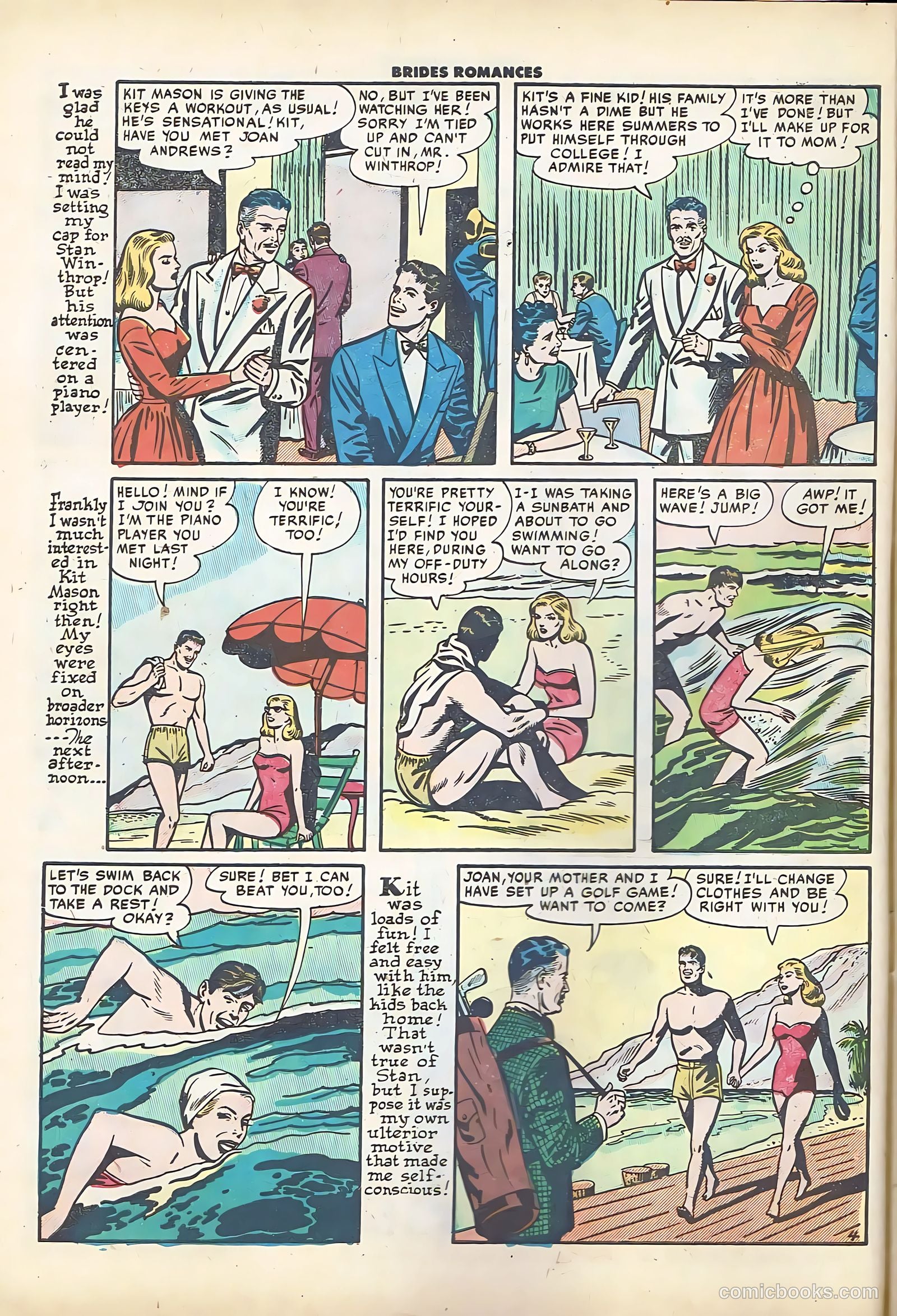 Brides Romances #10 (1955) — page 6 of 36