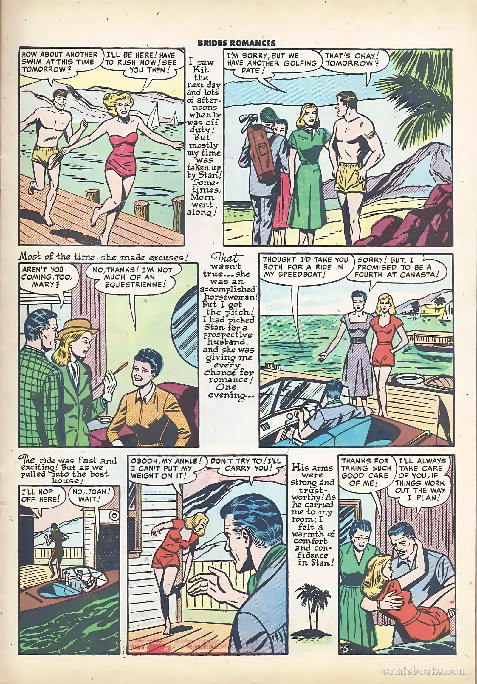 Brides Romances #10 (1955) — page 7 of 36