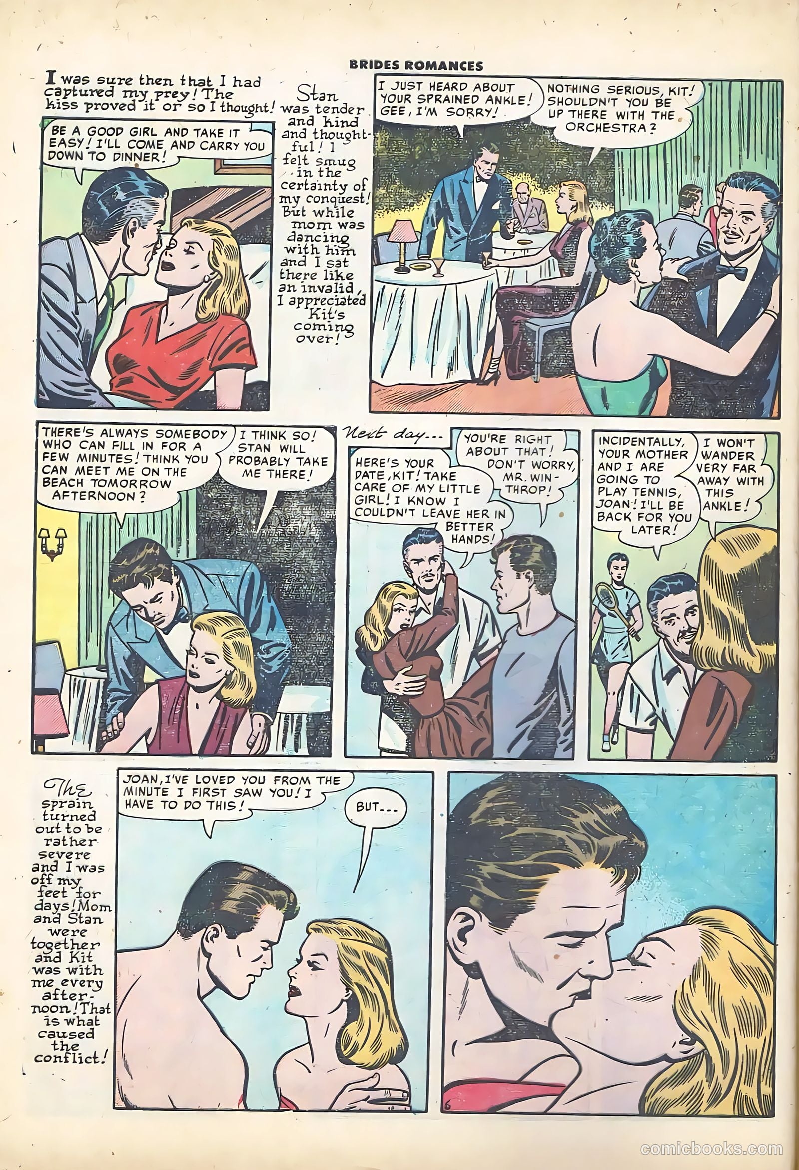Brides Romances #10 (1955) — page 8 of 36