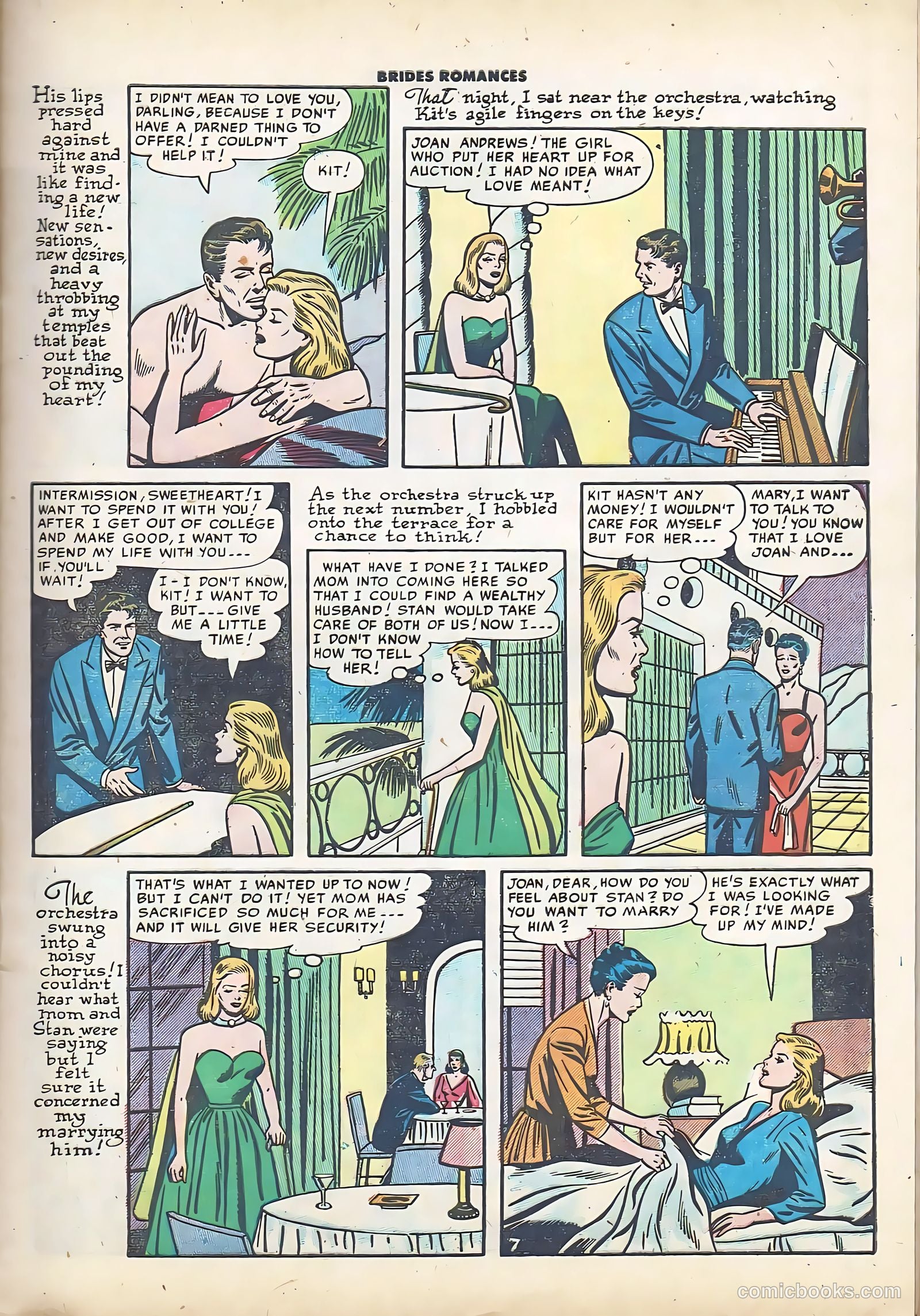 Brides Romances #10 (1955) — page 9 of 36