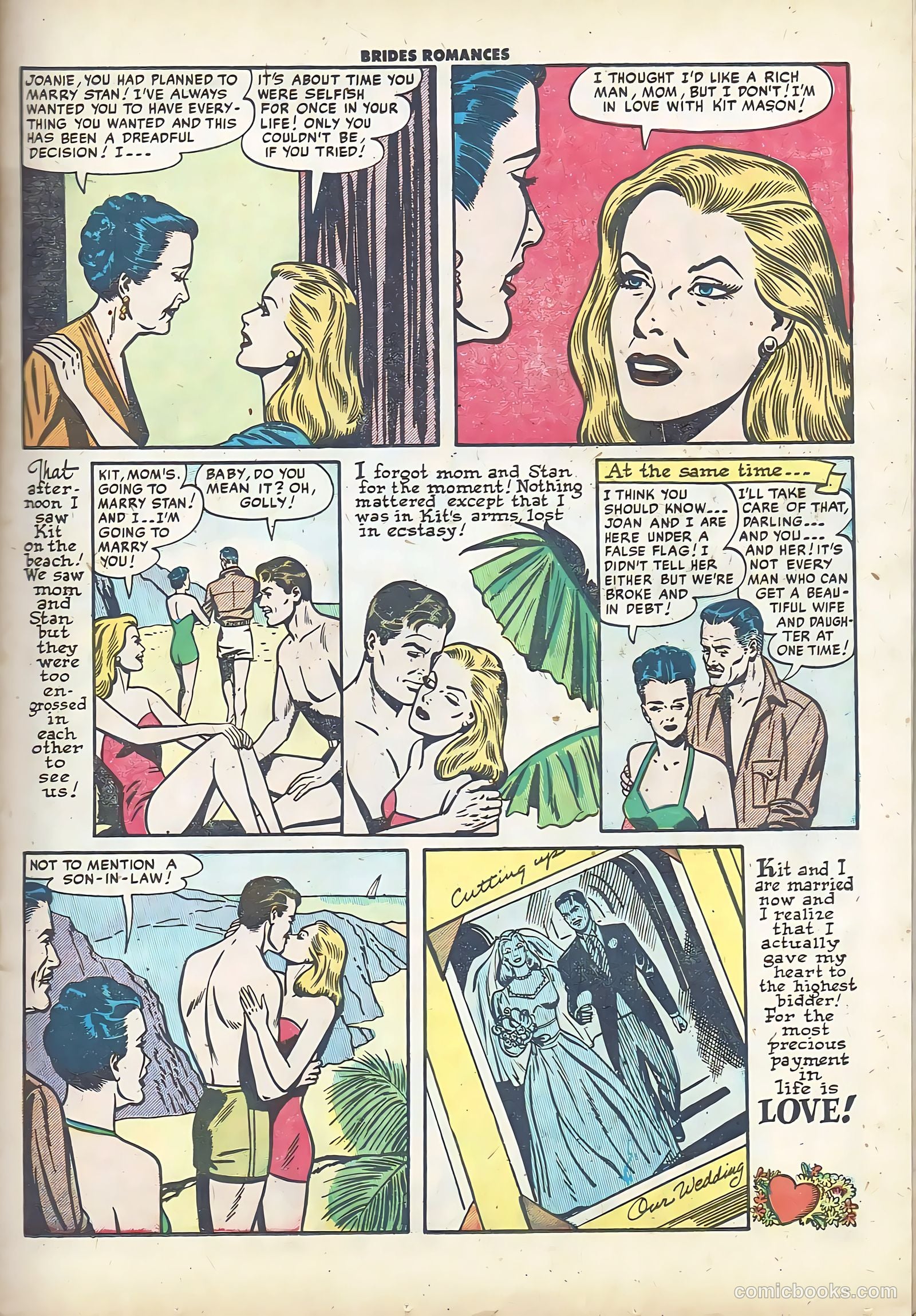 Brides Romances #10 (1955) — page 11 of 36