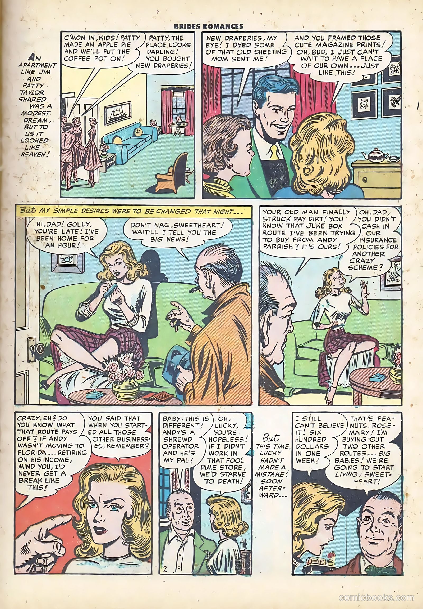 Brides Romances #10 (1955) — page 13 of 36