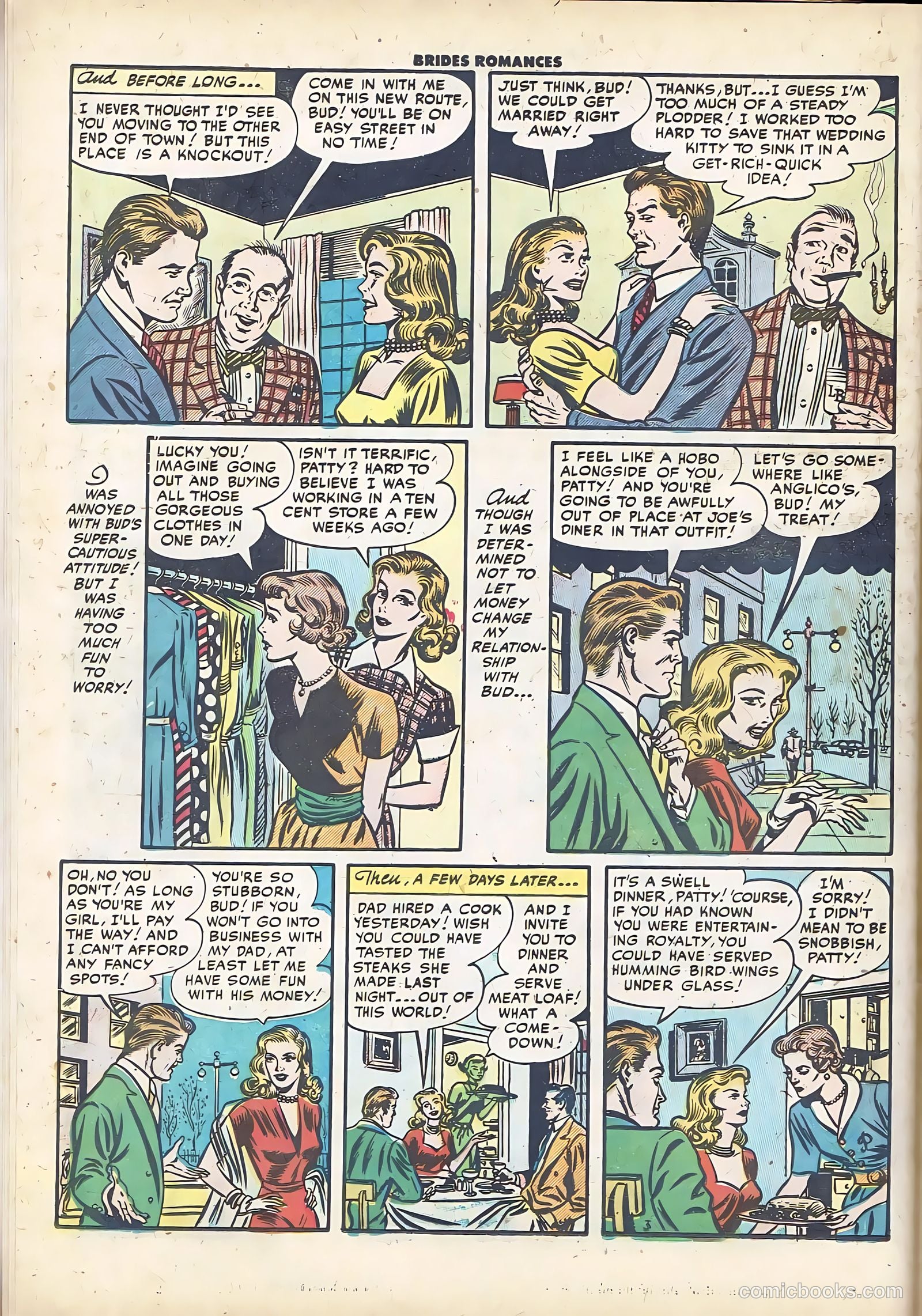 Brides Romances #10 (1955) — page 14 of 36