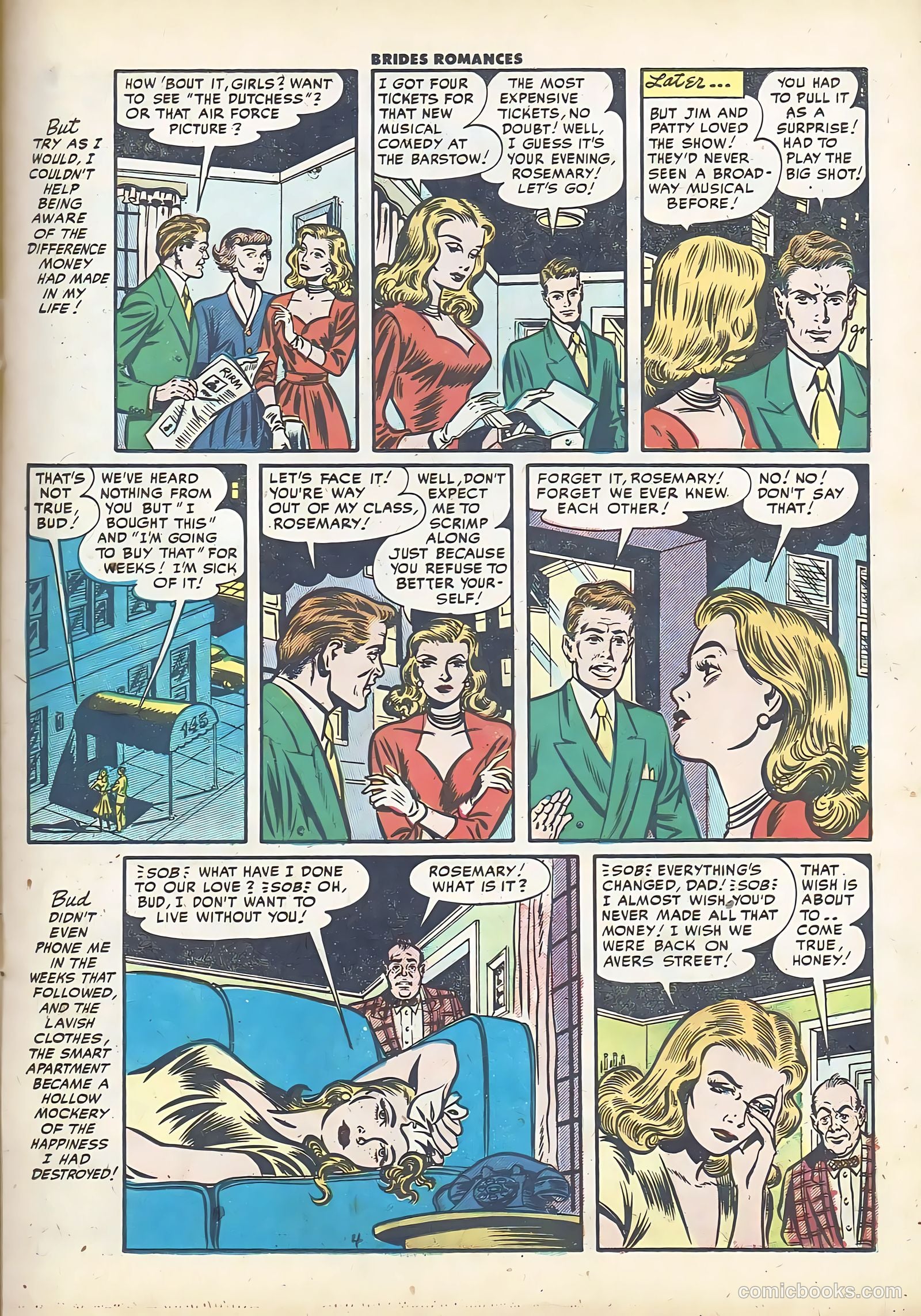 Brides Romances #10 (1955) — page 15 of 36