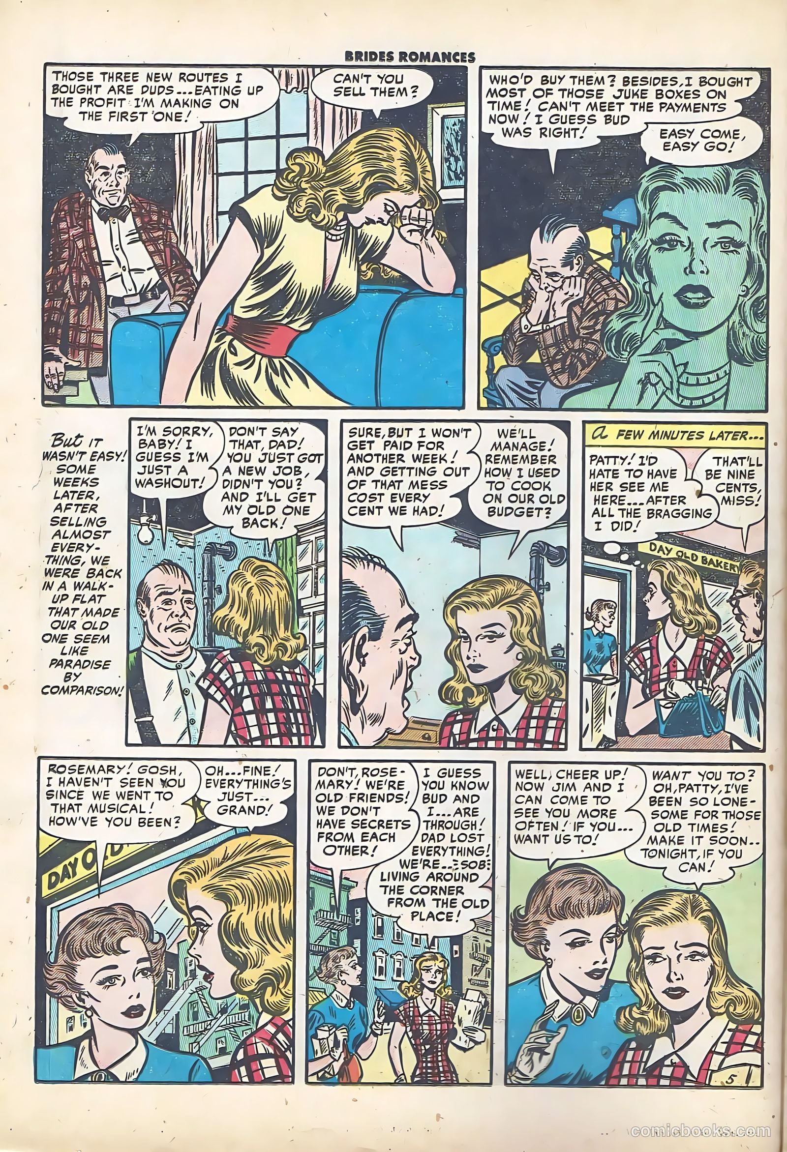 Brides Romances #10 (1955) — page 16 of 36