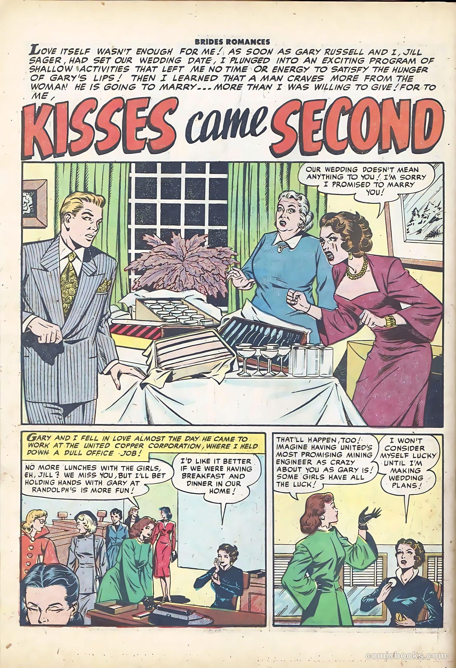 Brides Romances #10 (1955) — page 18 of 36