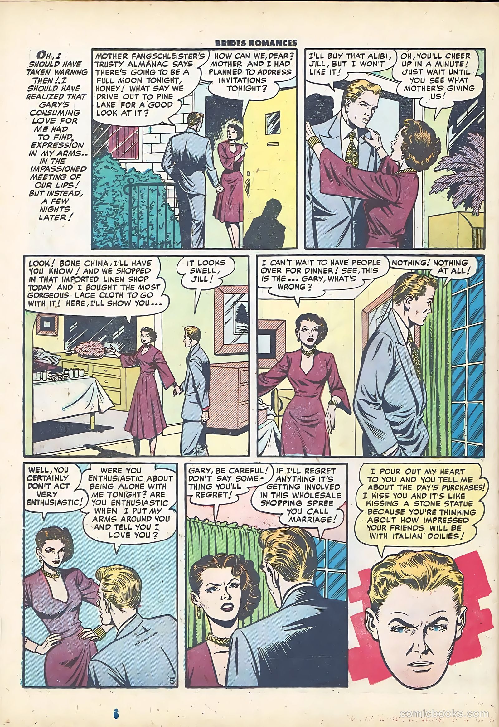 Brides Romances #10 (1955) — page 22 of 36