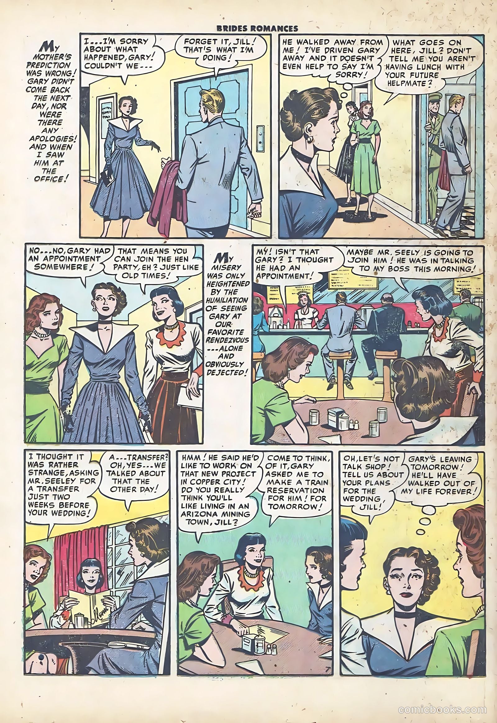 Brides Romances #10 (1955) — page 24 of 36