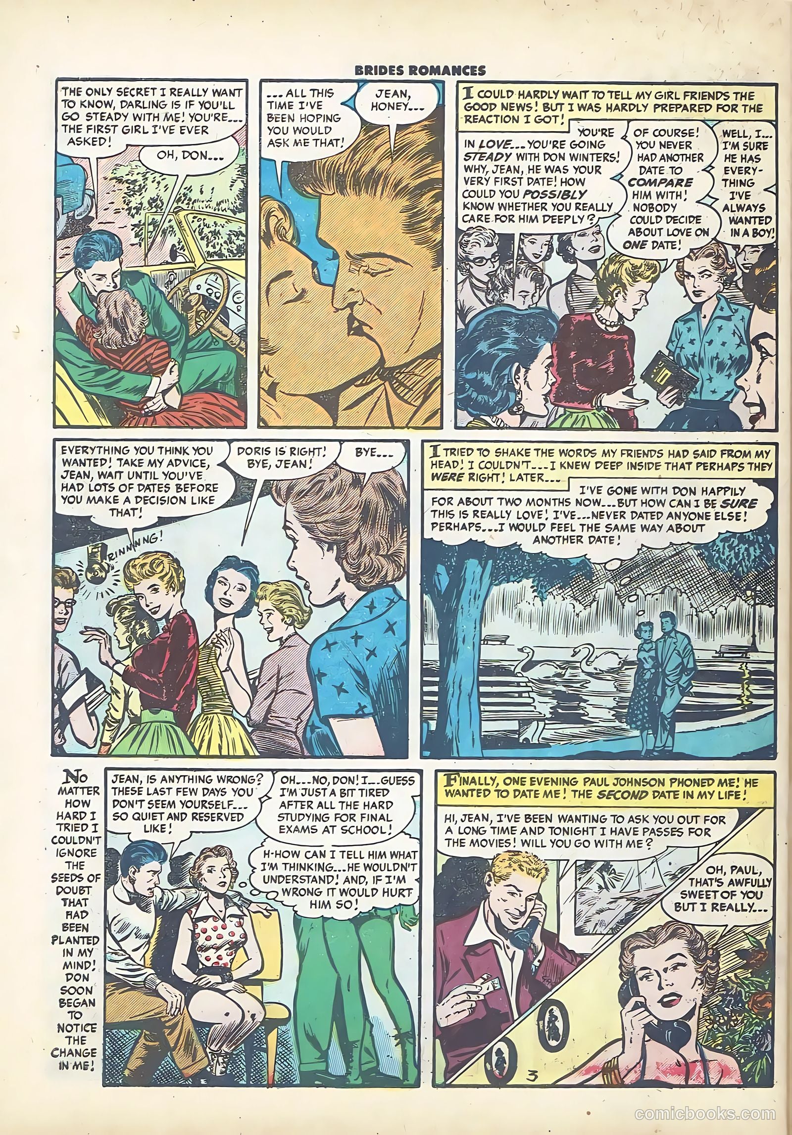 Brides Romances #10 (1955) — page 30 of 36