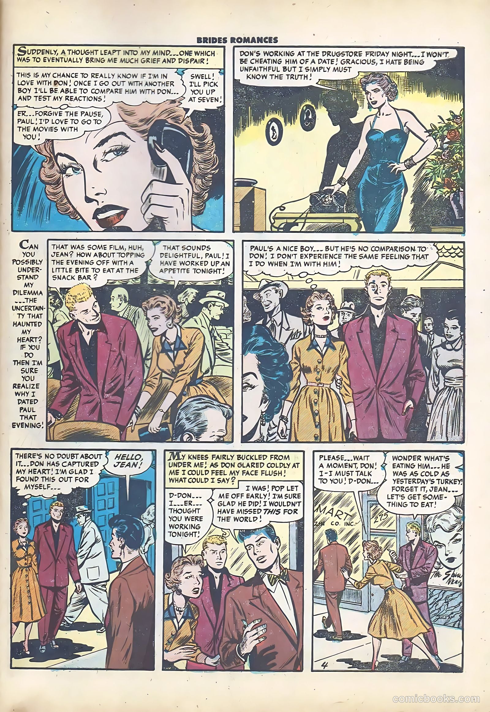Brides Romances #10 (1955) — page 31 of 36