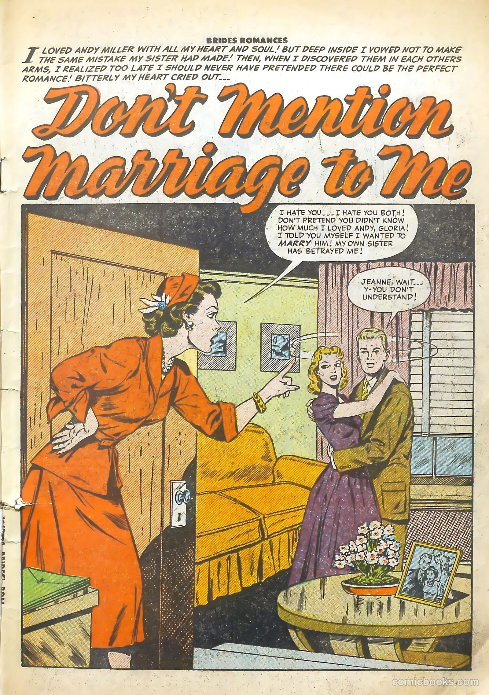 Brides Romances #11 (1955) — page 4 of 37