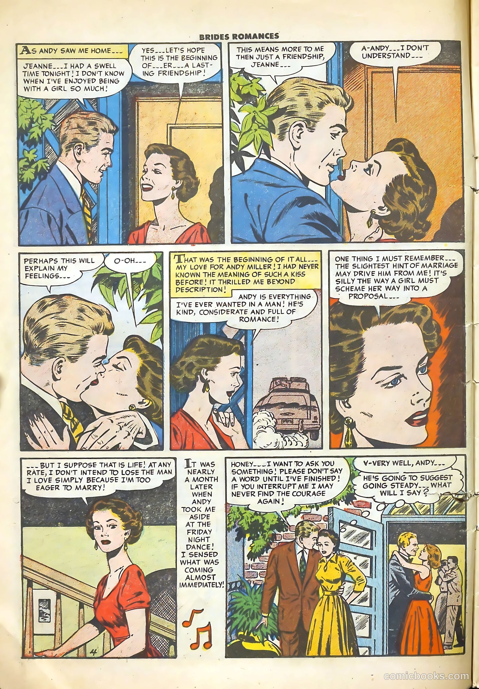 Brides Romances #11 (1955) — page 7 of 37