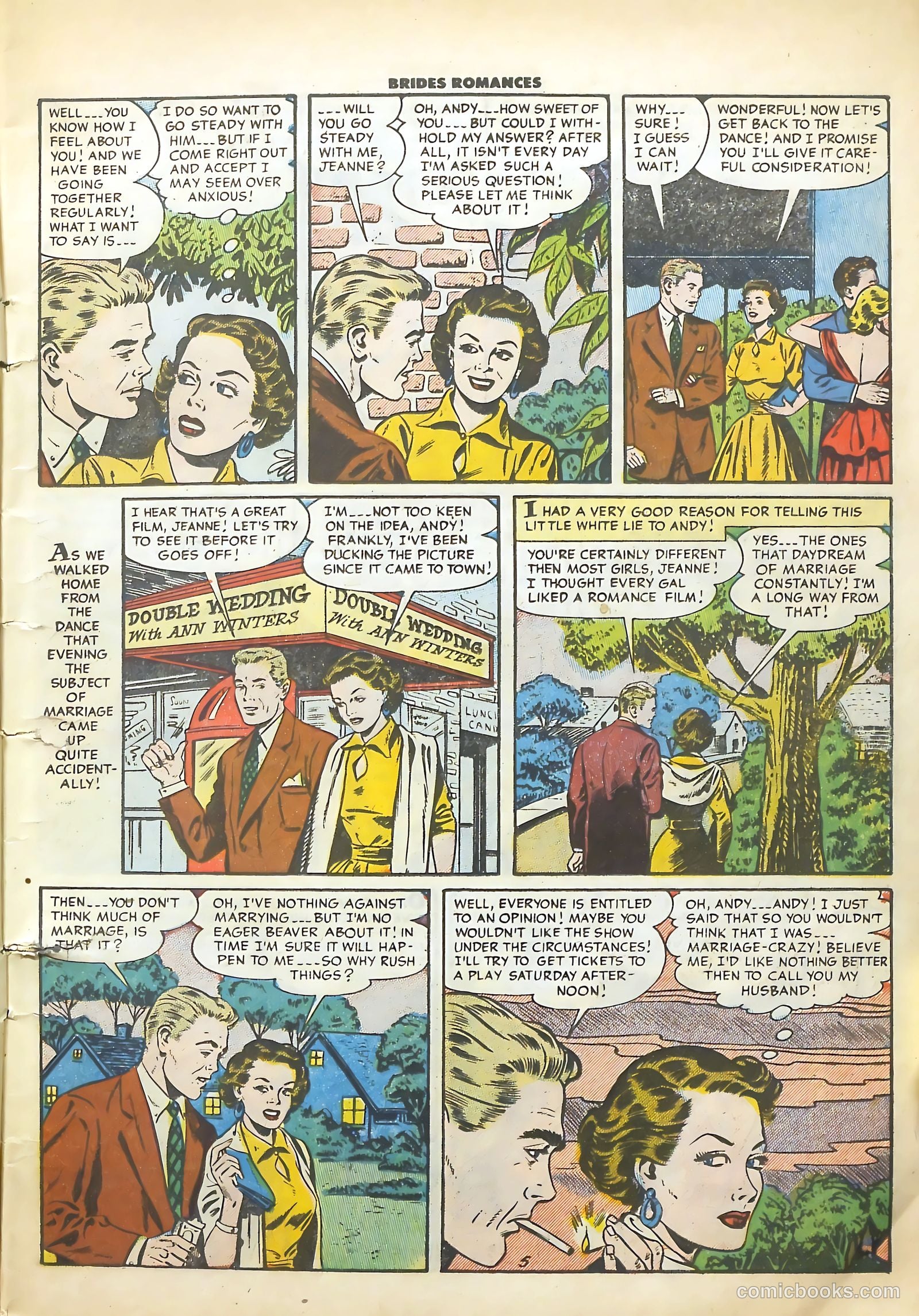 Brides Romances #11 (1955) — page 8 of 37