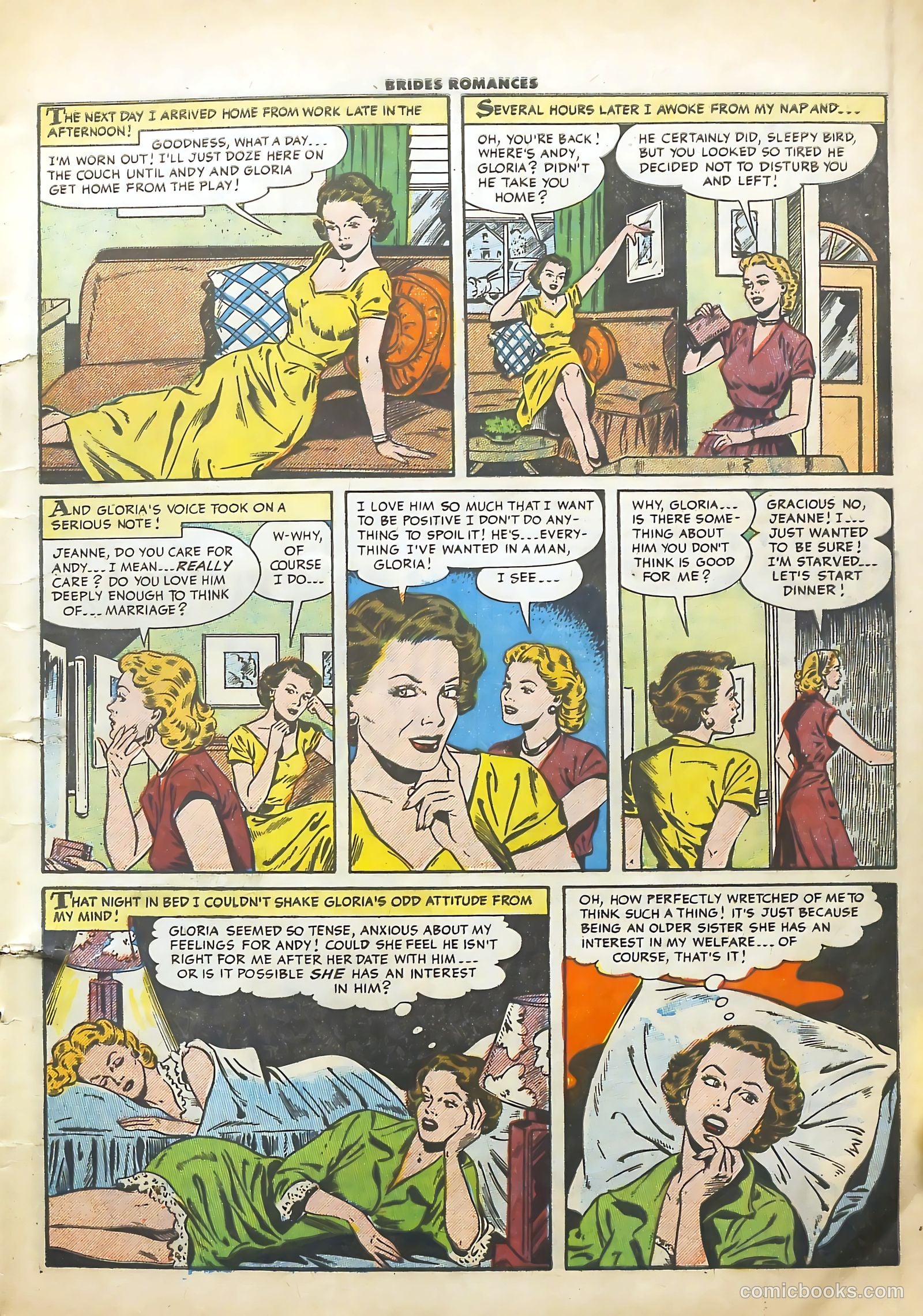 Brides Romances #11 (1955) — page 10 of 37