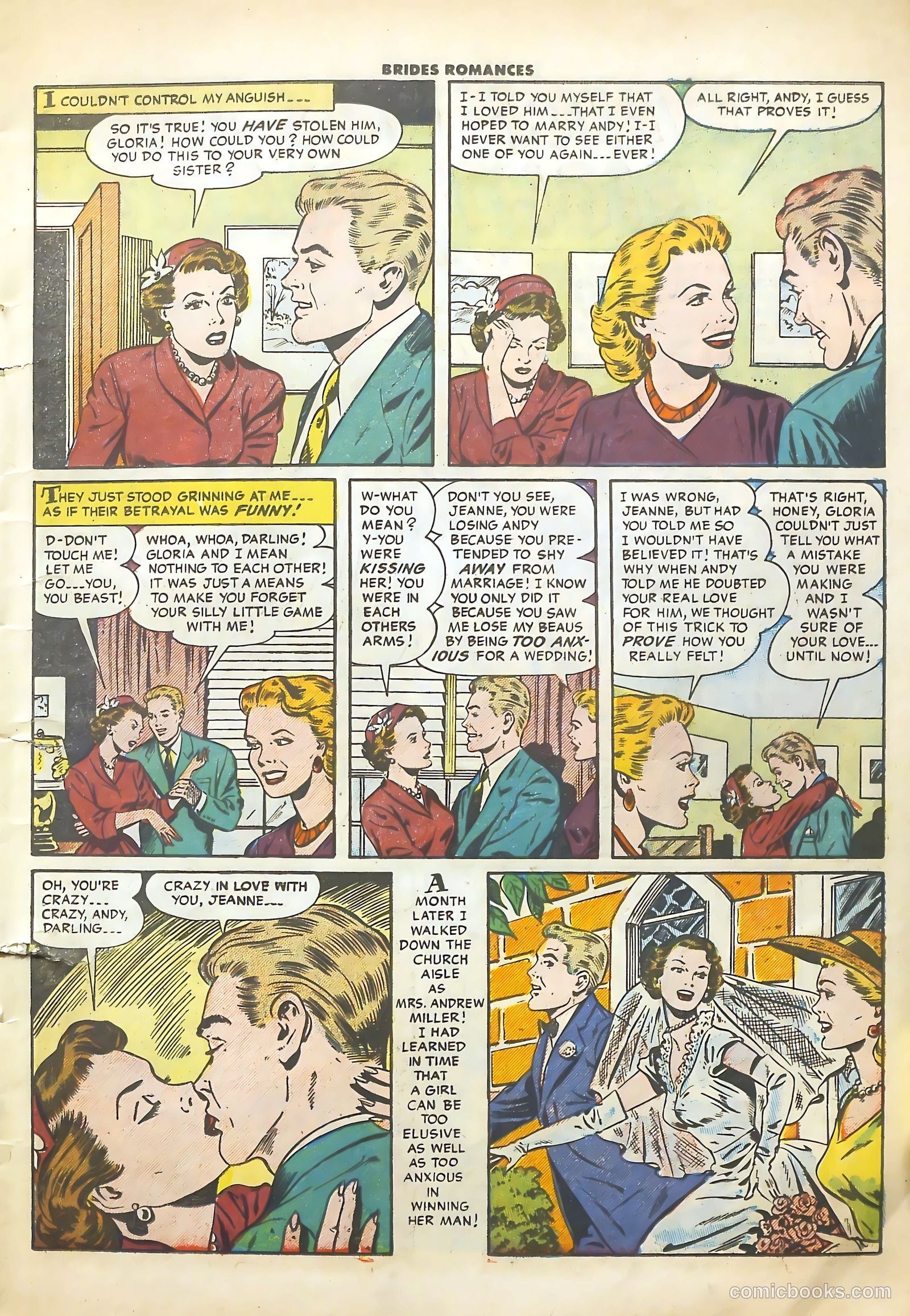 Brides Romances #11 (1955) — page 12 of 37