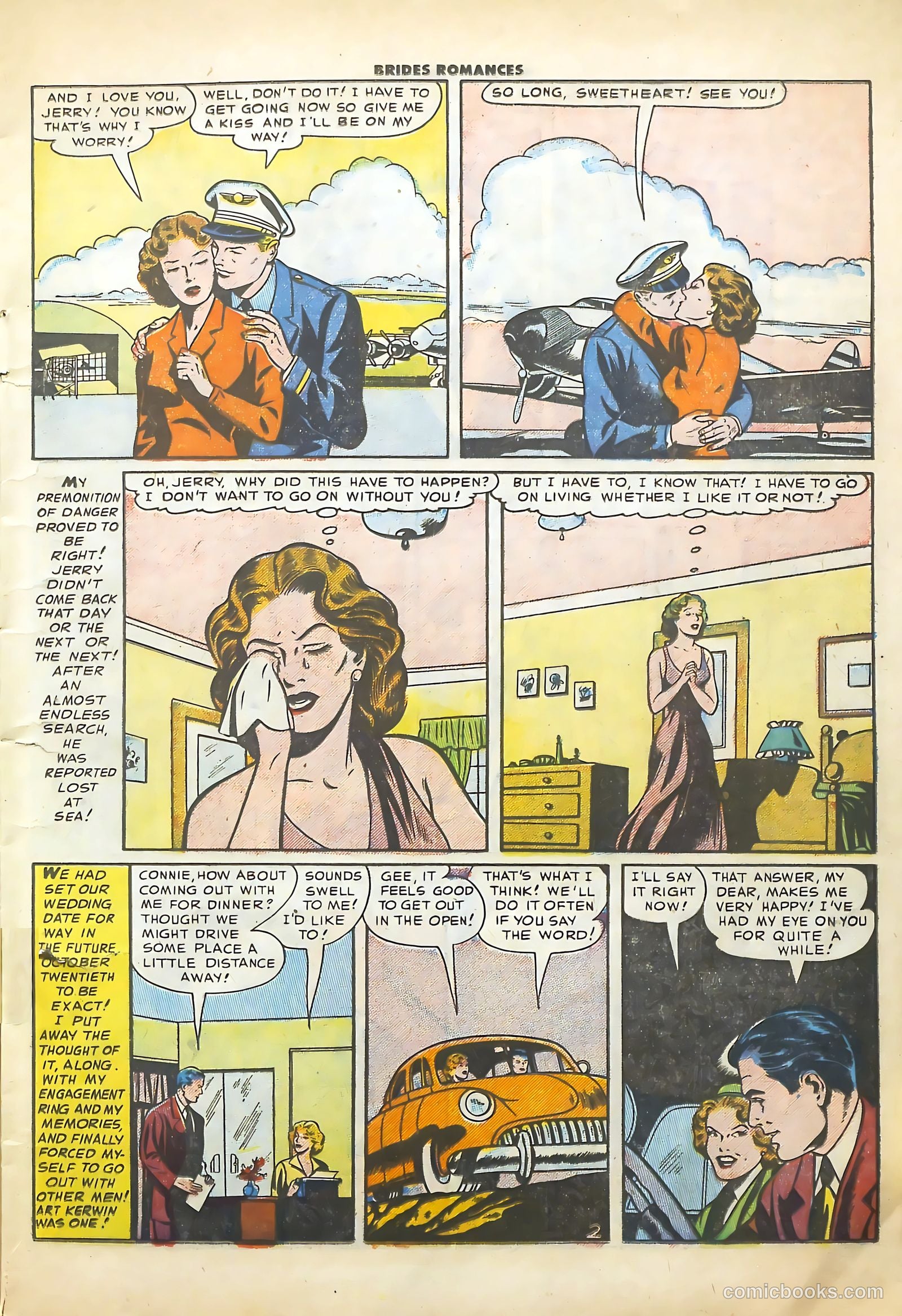 Brides Romances #11 (1955) — page 14 of 37