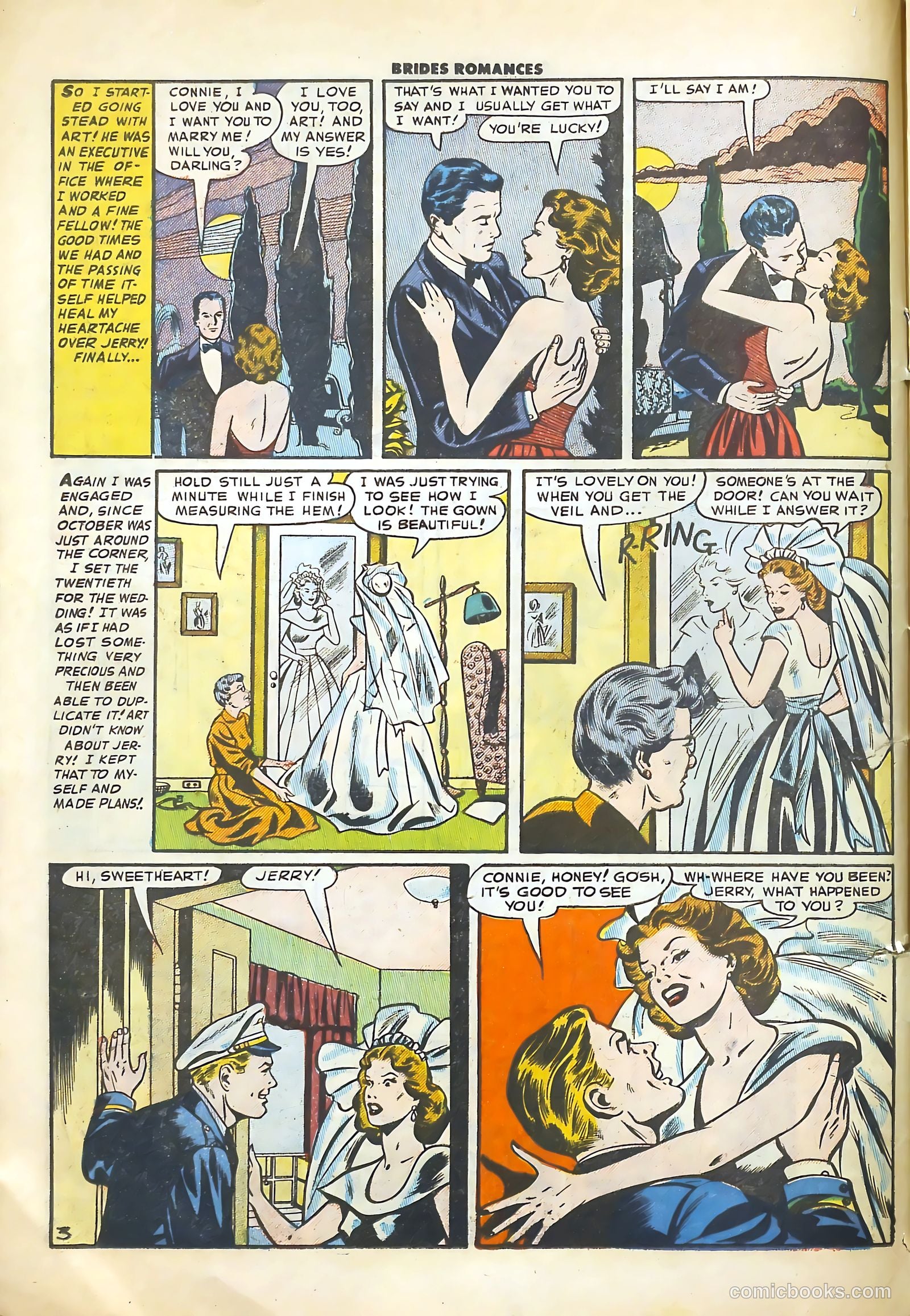 Brides Romances #11 (1955) — page 15 of 37